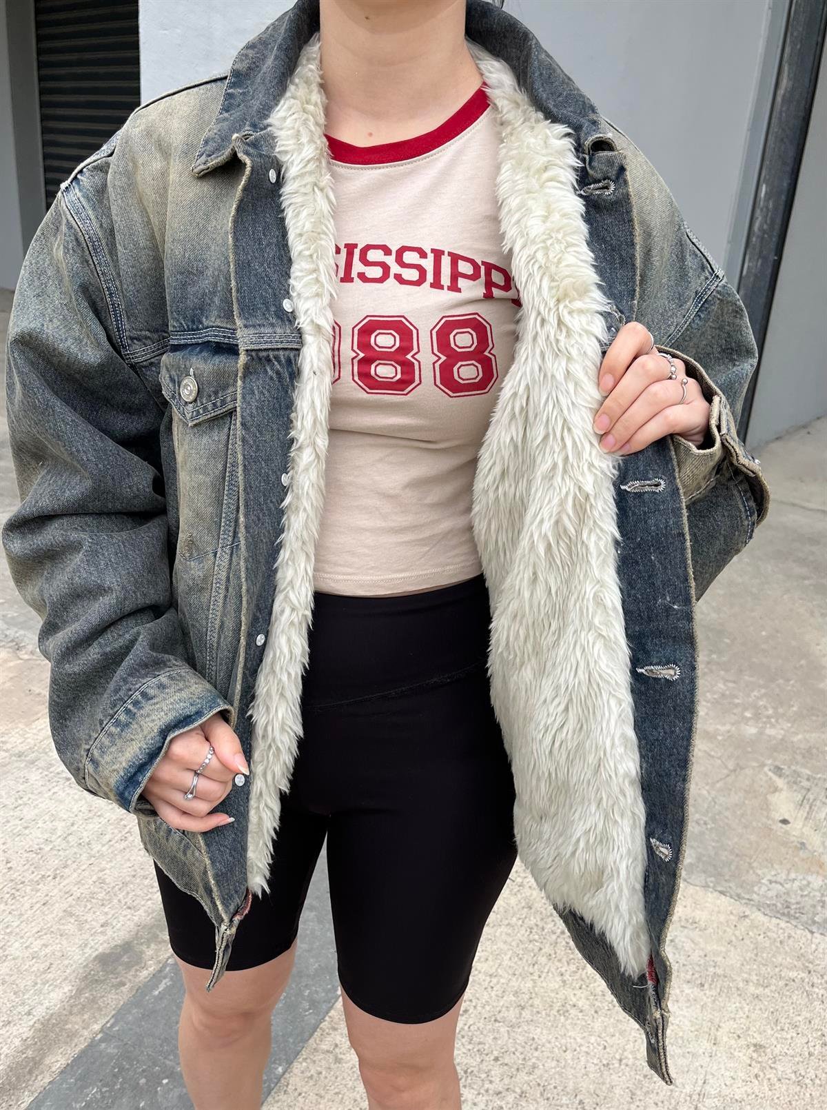 Premium Tinted Trucker Denim Jacket