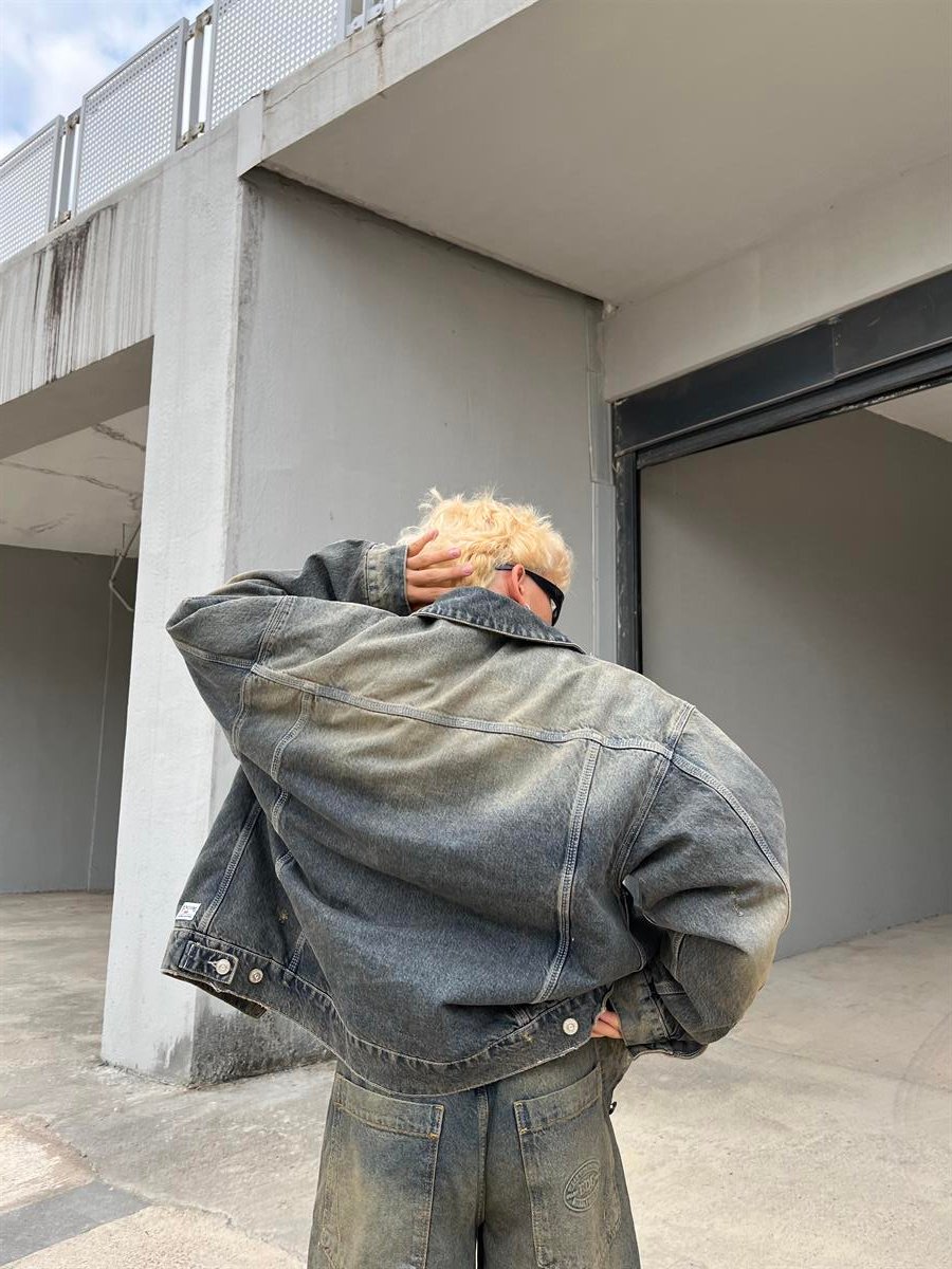 Premium Tinted Trucker Denim Jacket