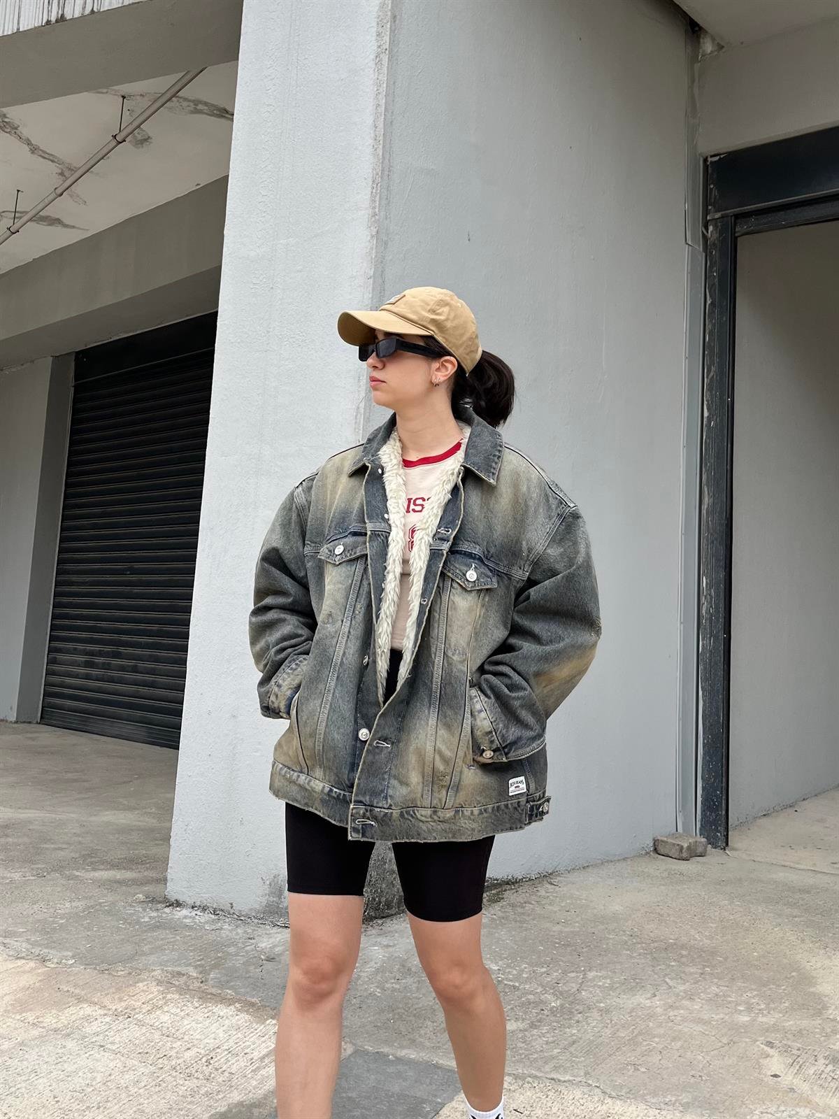 Premium Tinted Trucker Denim Jacket
