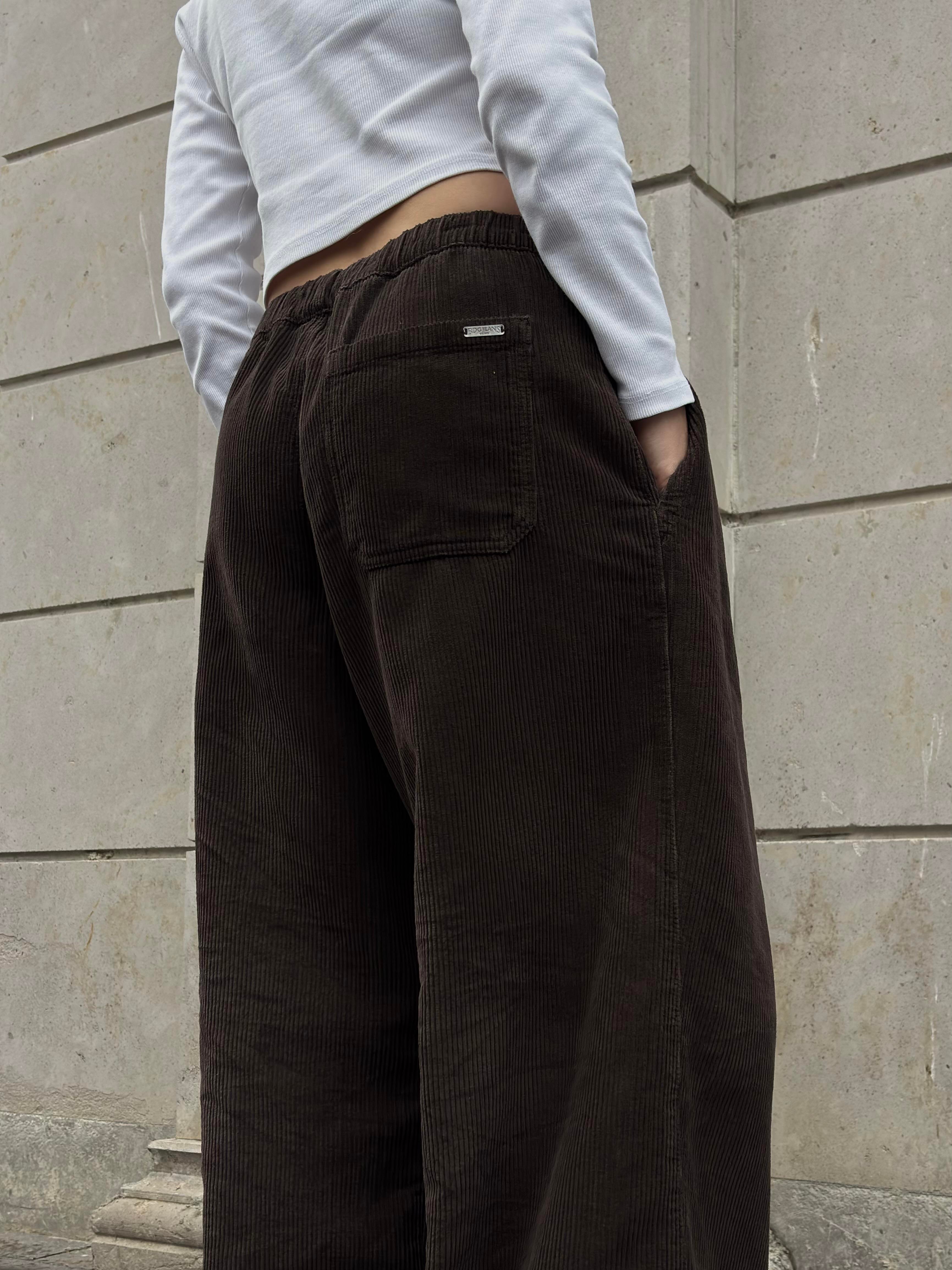 Premium Ultra Baggy Chocalate Bobbi Corduroy Pants
