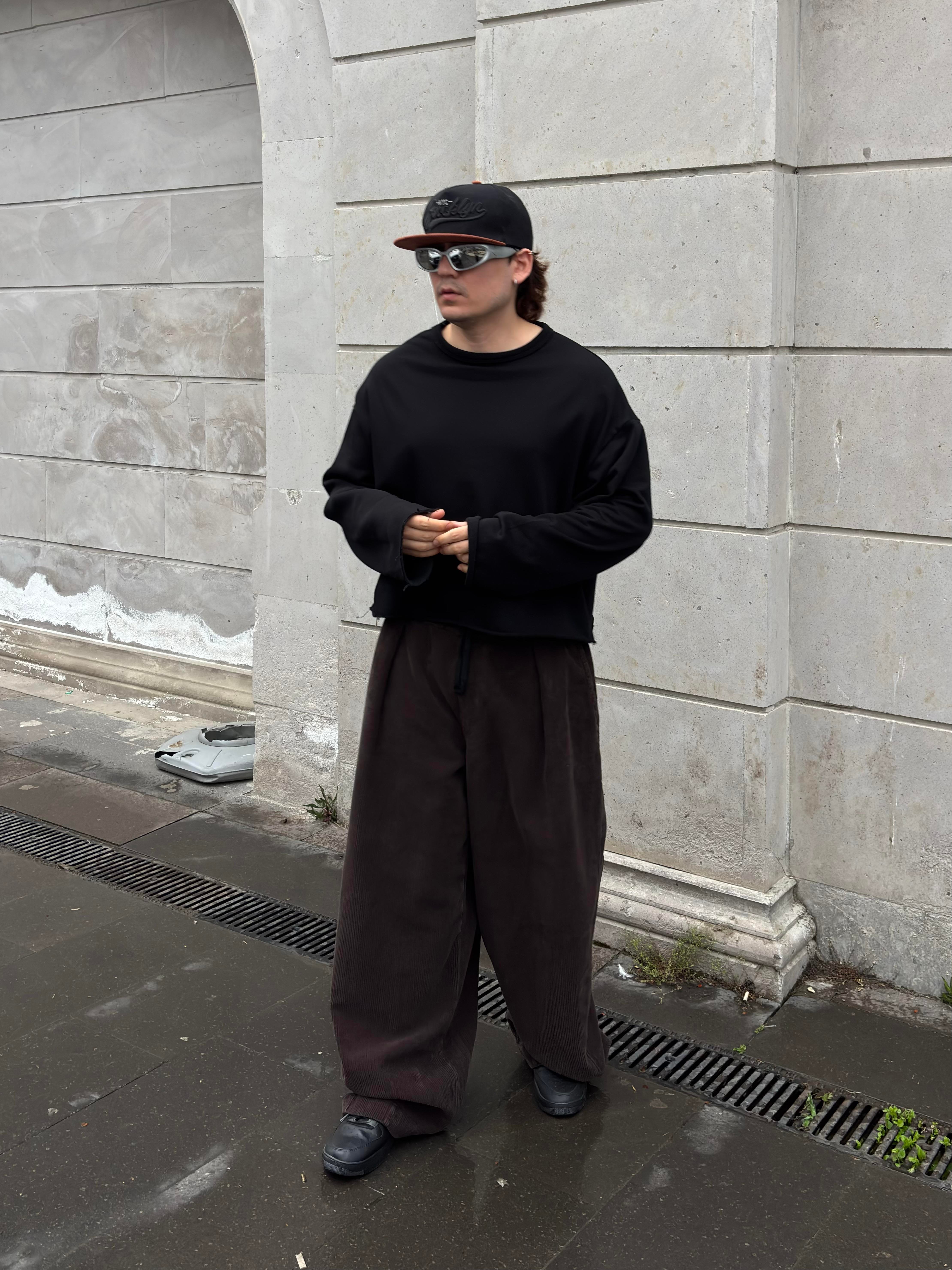 Premium Ultra Baggy Chocalate Bobbi Corduroy Pants