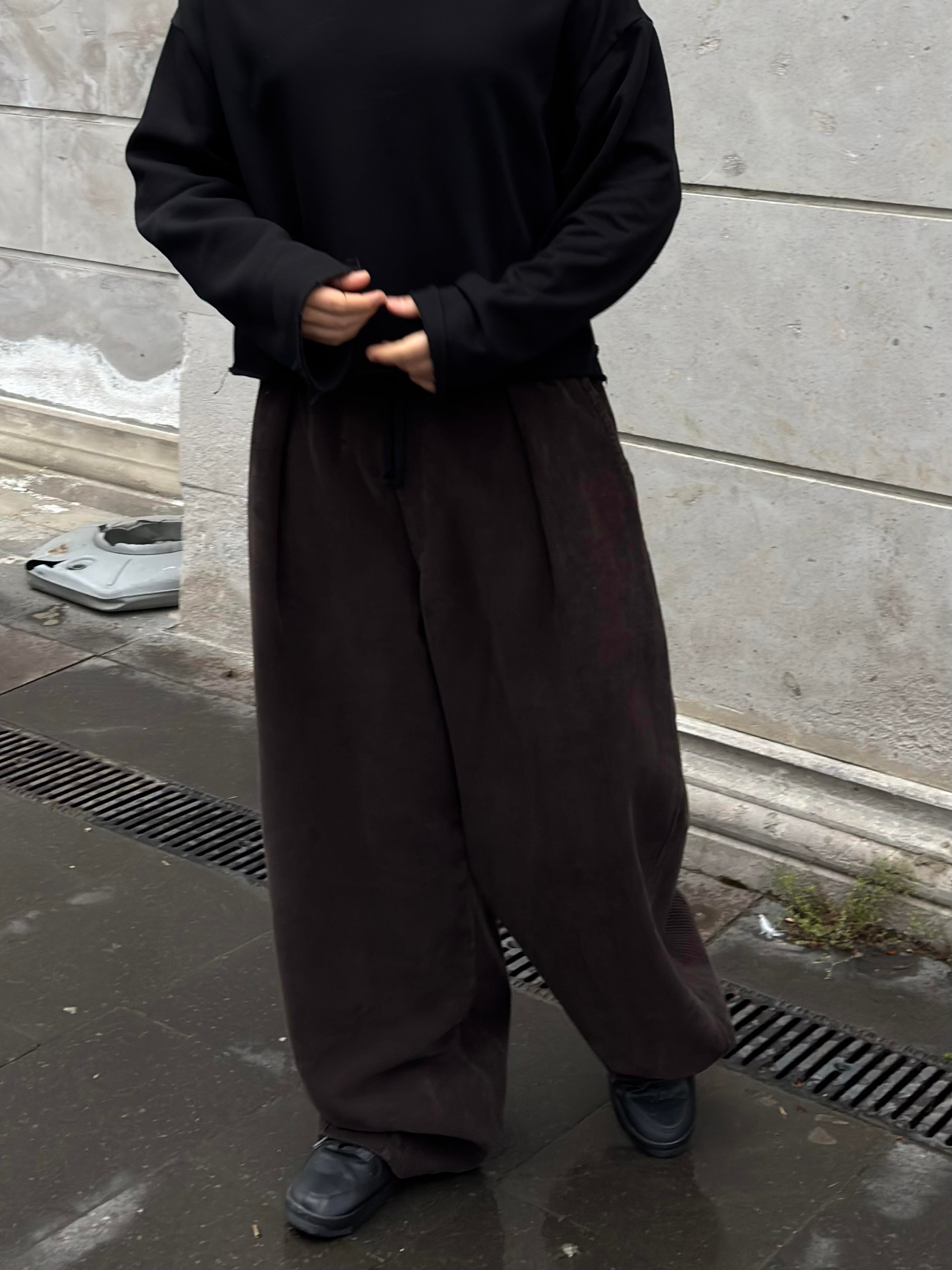 Premium Ultra Baggy Chocalate Bobbi Corduroy Pants