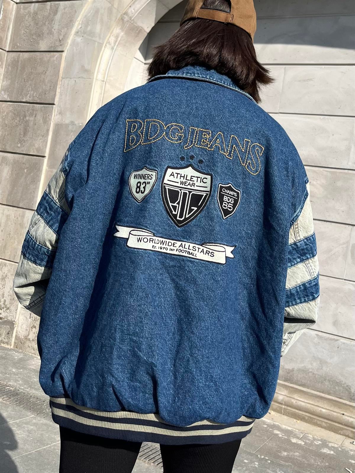 Premium Varsity Denim Jacket