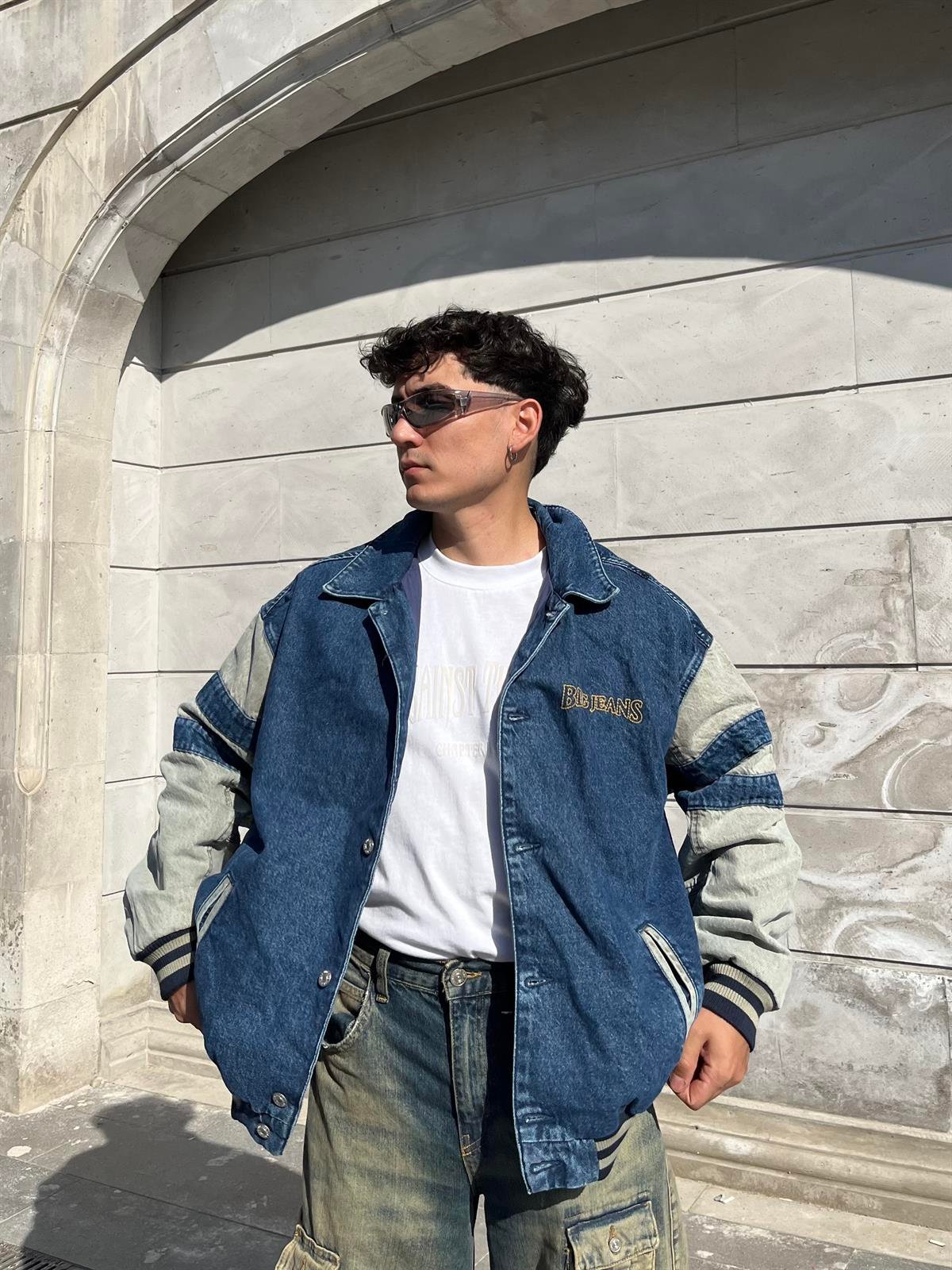 Premium Varsity Denim Jacket