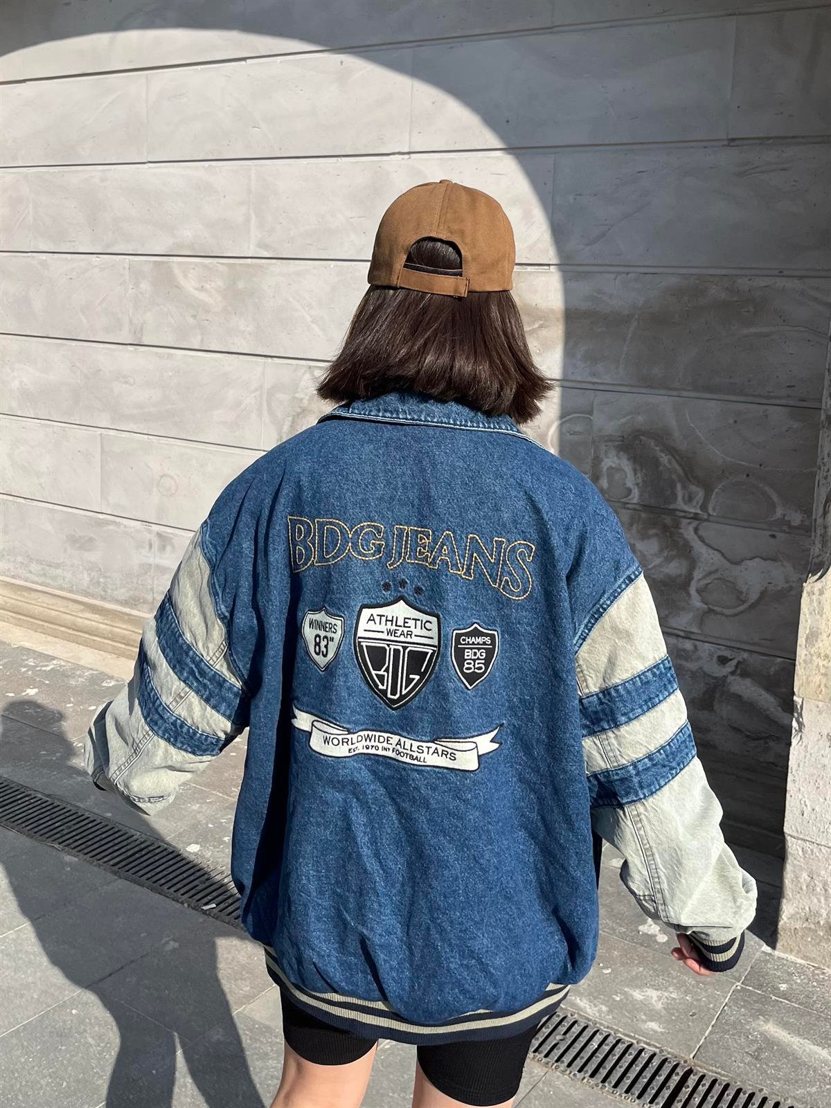 Premium Varsity Denim Jacket