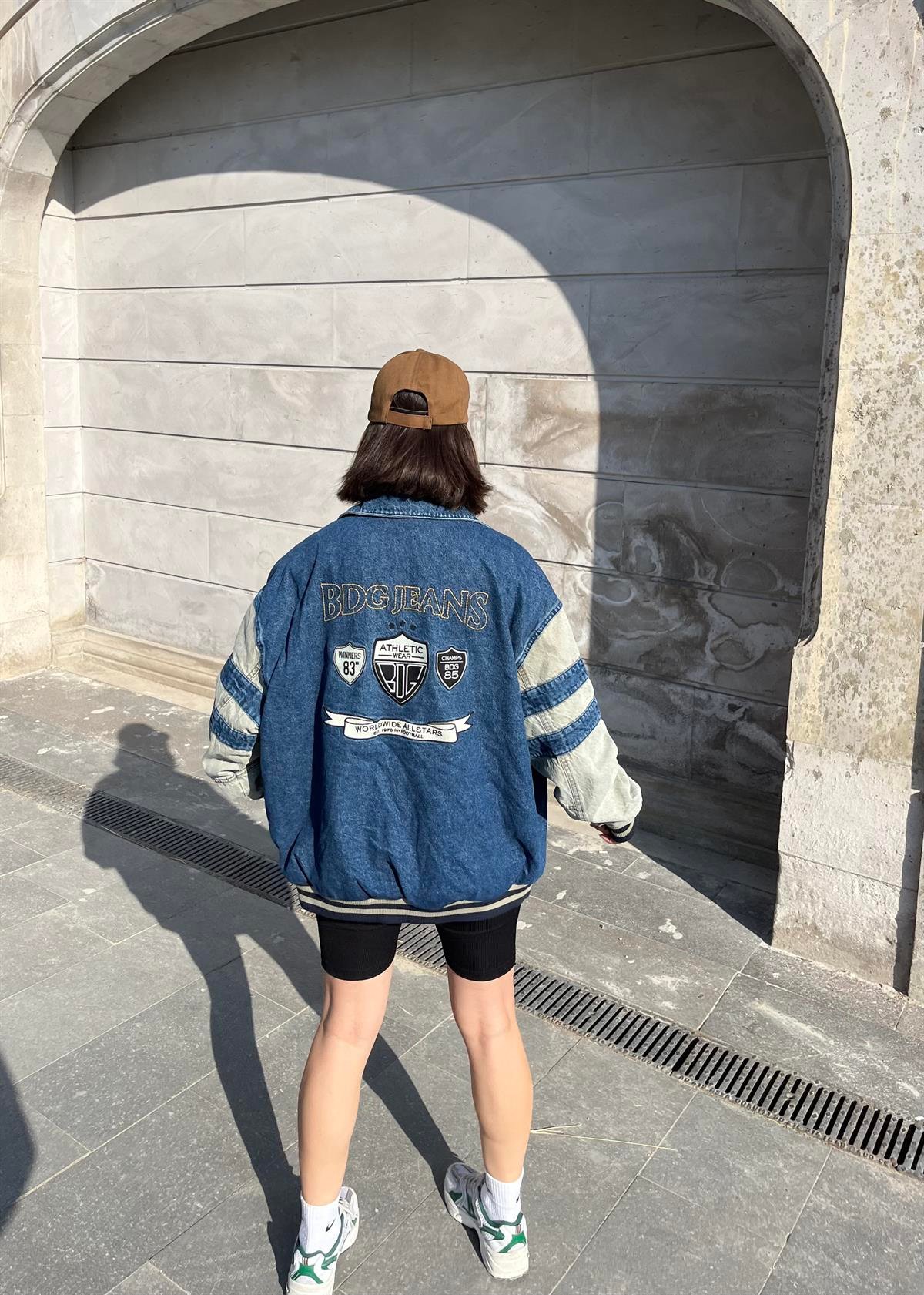 Premium Varsity Denim Jacket