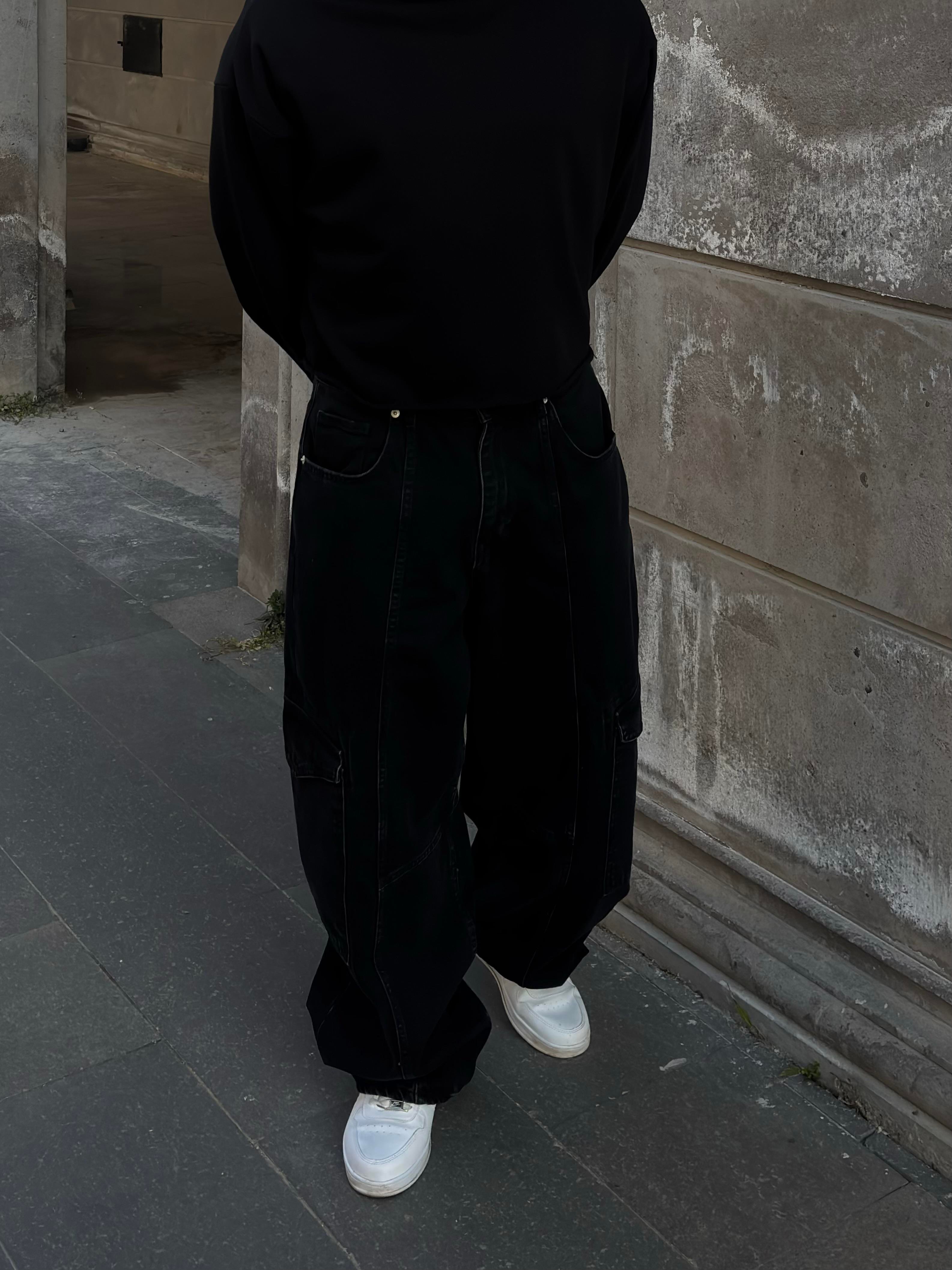 Premium Washed Black Mold Stance Cargo Jeans