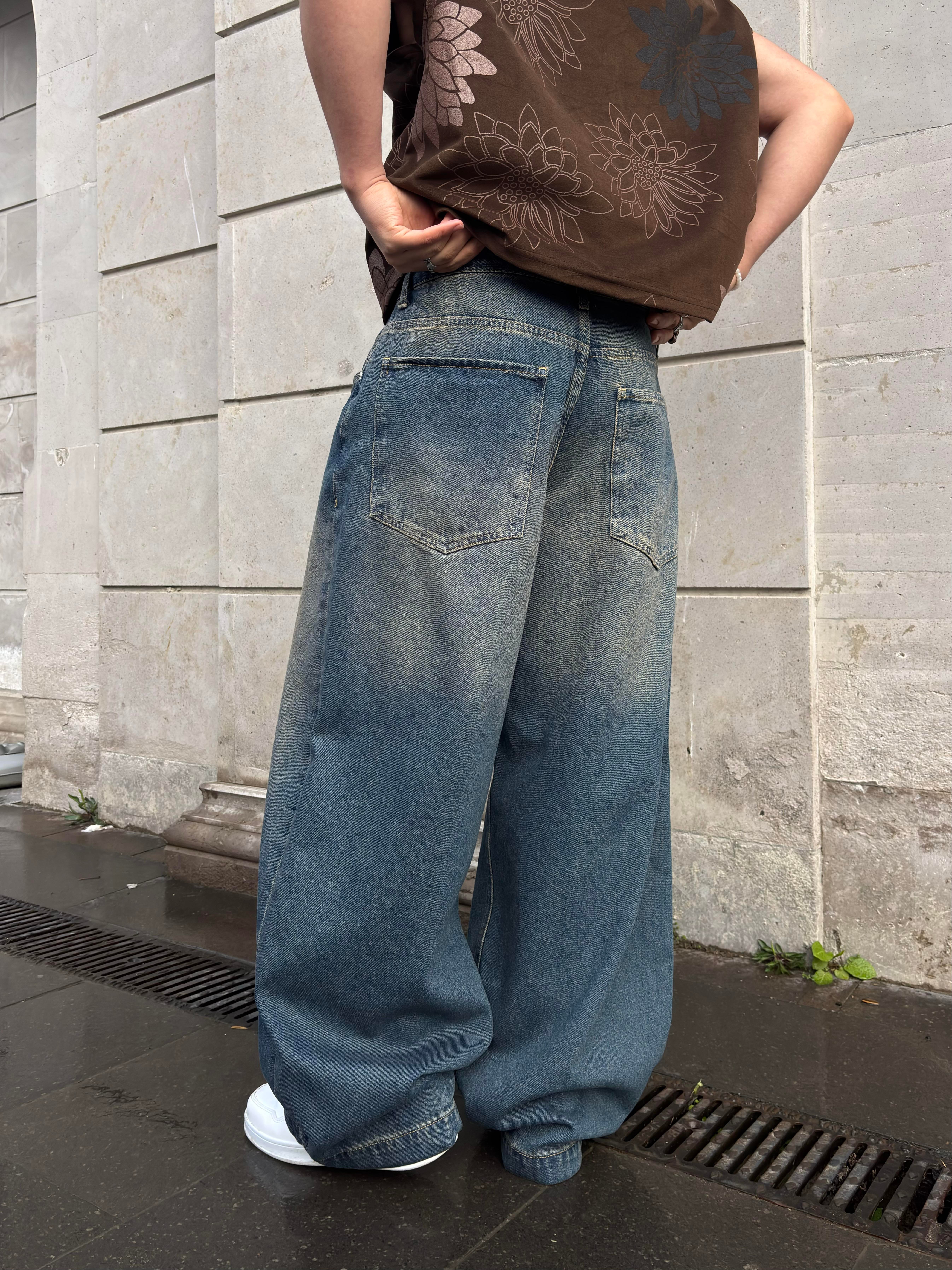 Premium Washed Eskitme Ton Jaya Original Baggy Pants