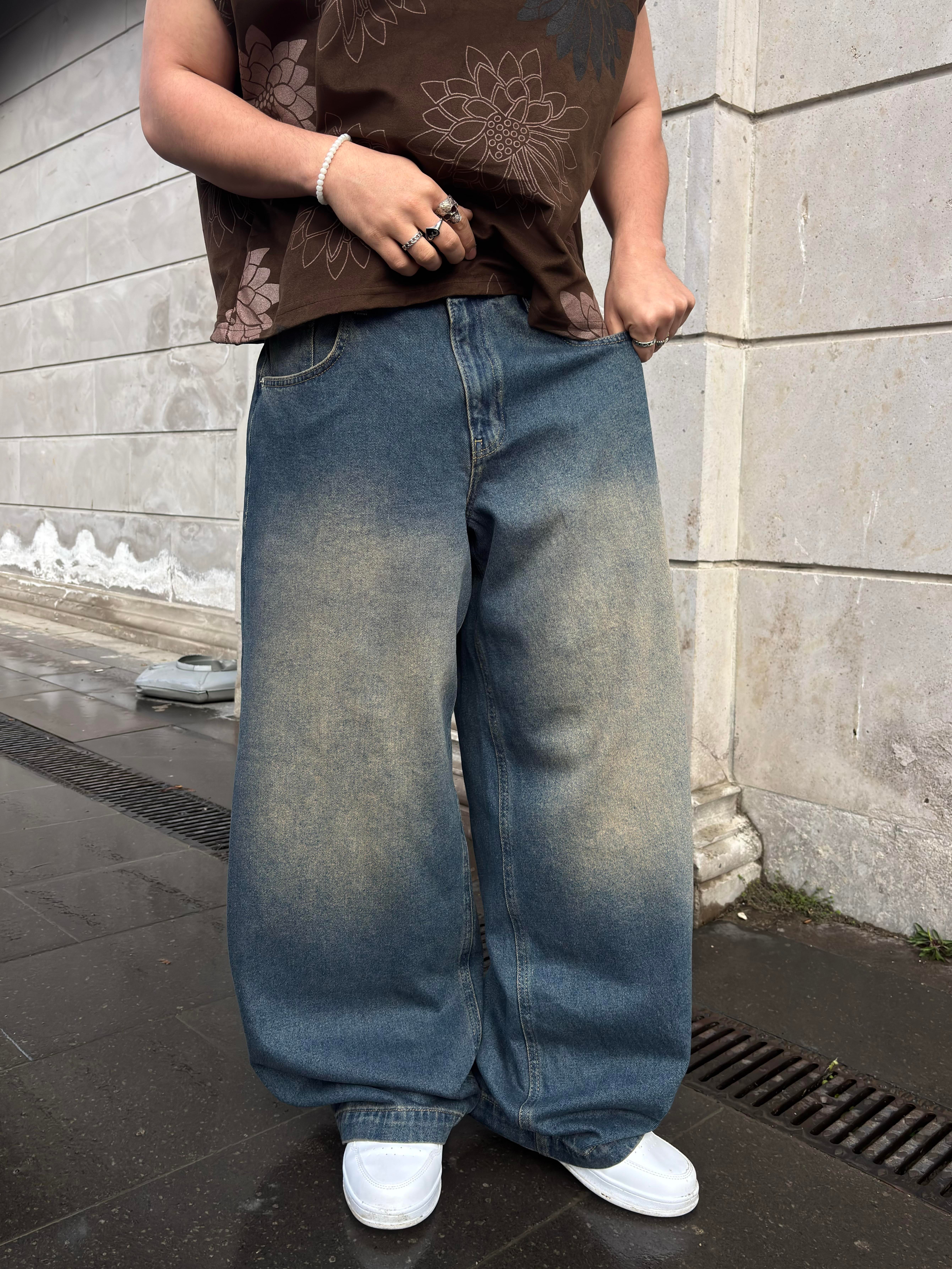 Premium Washed Eskitme Ton Jaya Original Baggy Pants