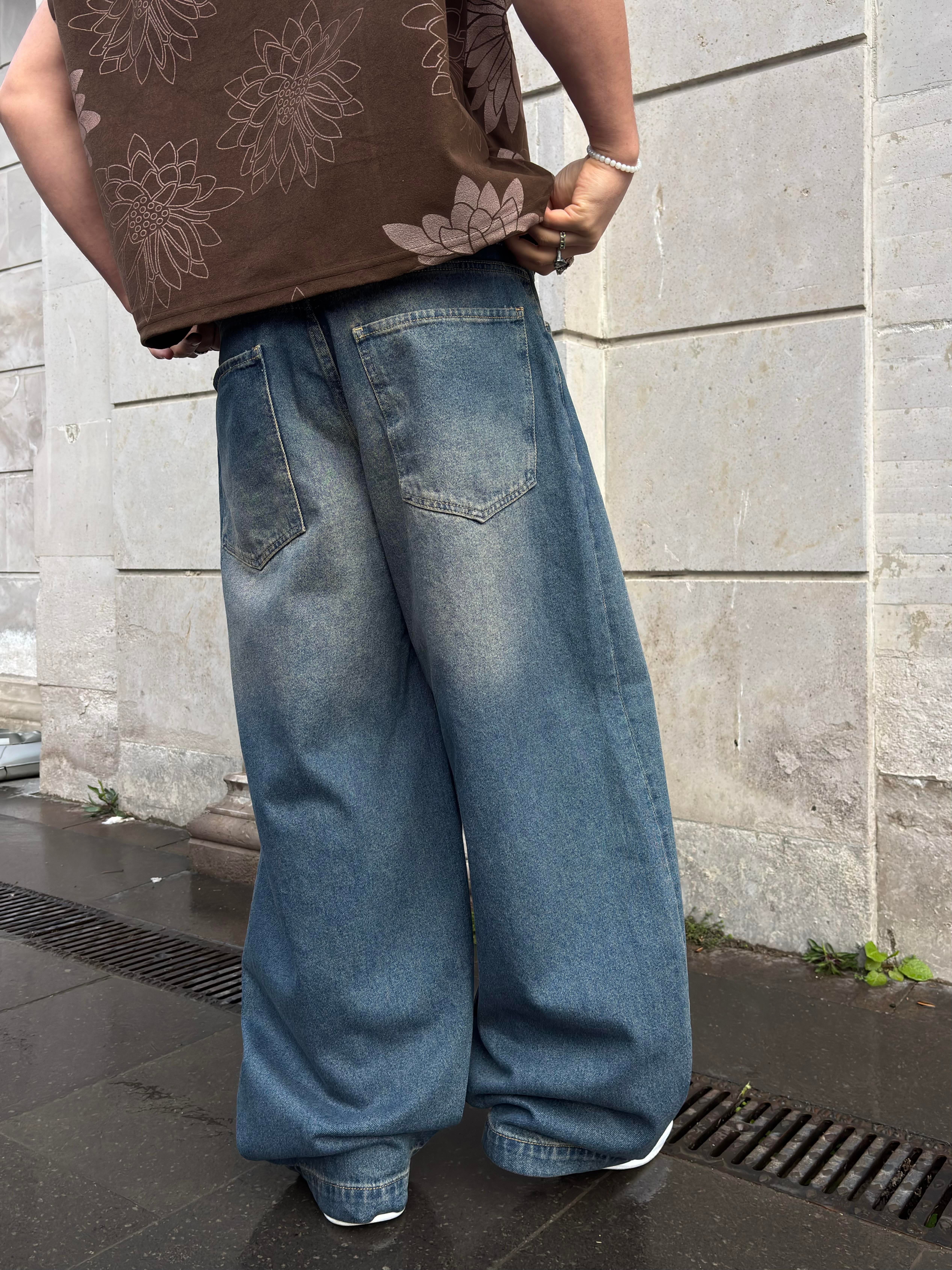 Premium Washed Eskitme Ton Jaya Original Baggy Pants