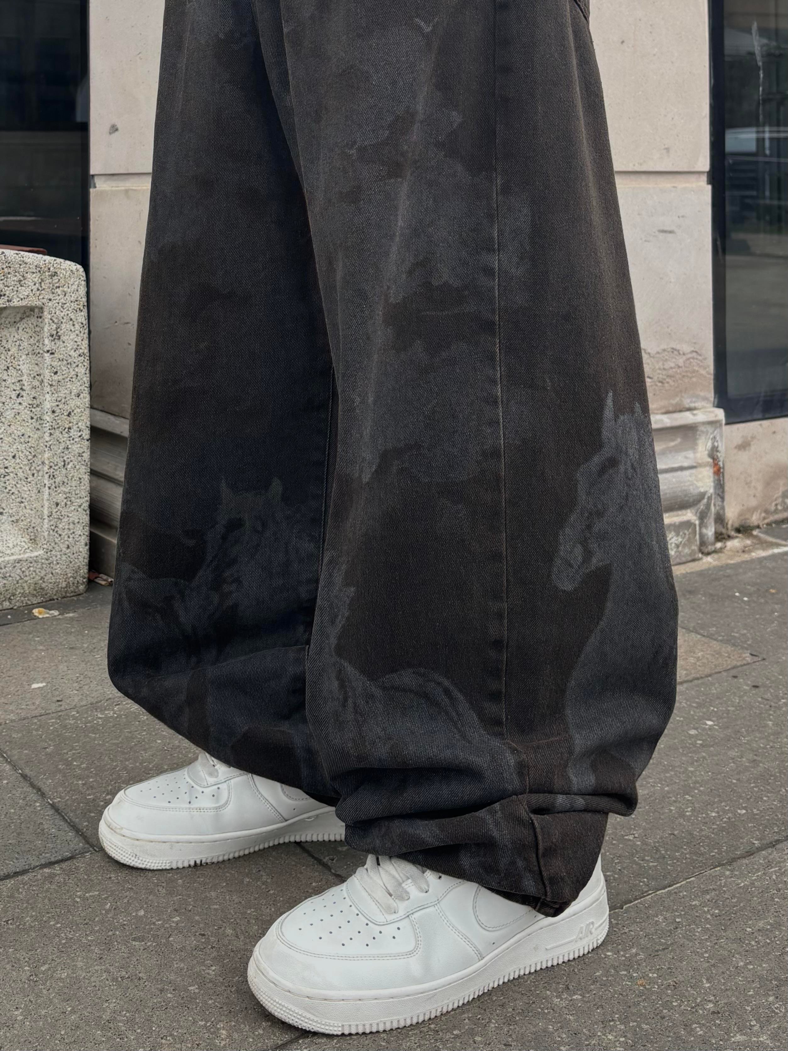 Premium Western Graphic Ballon Fit Jeans