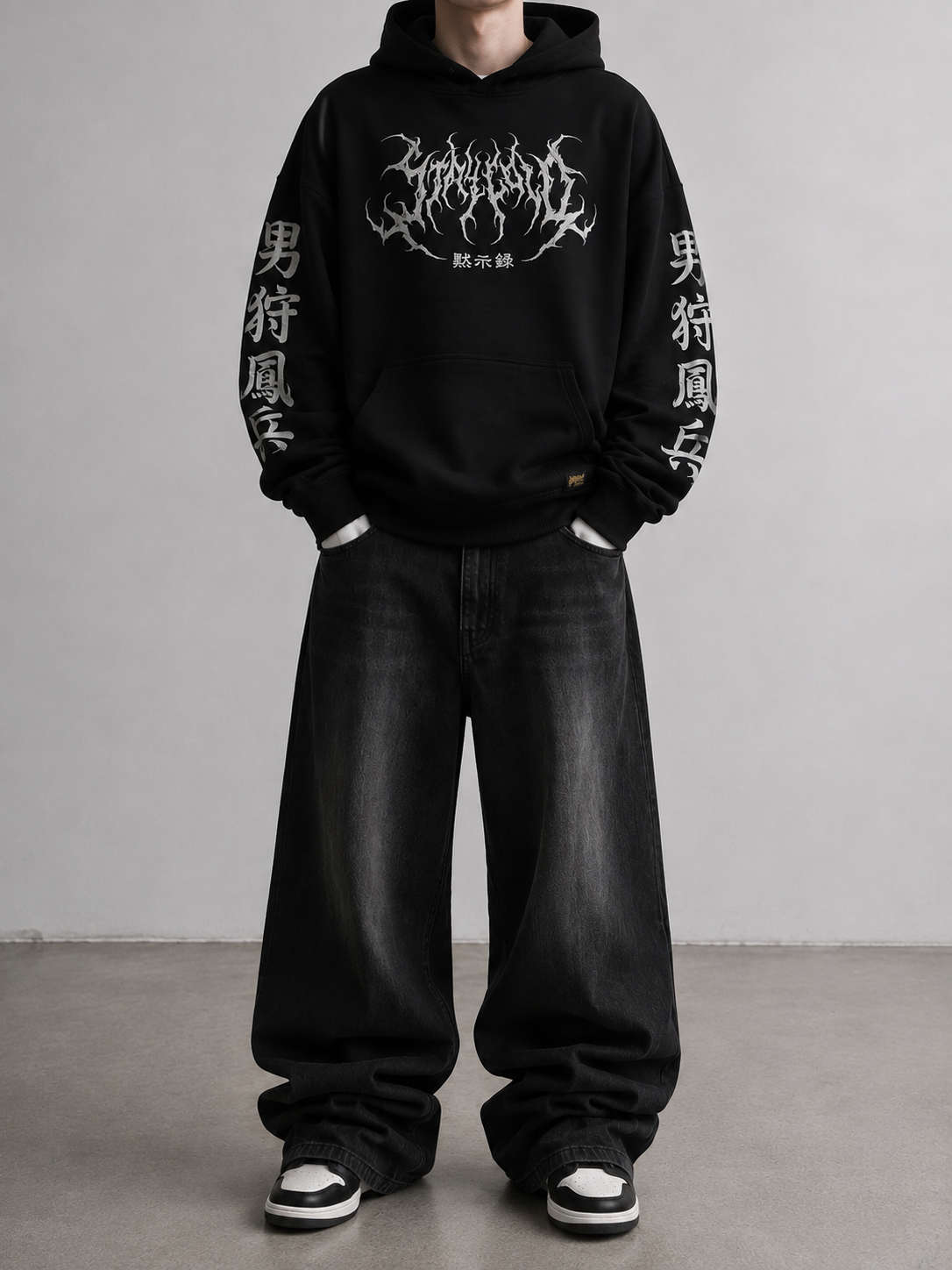 Ronin Spirit Shadow Samurai Oversize Hoodie