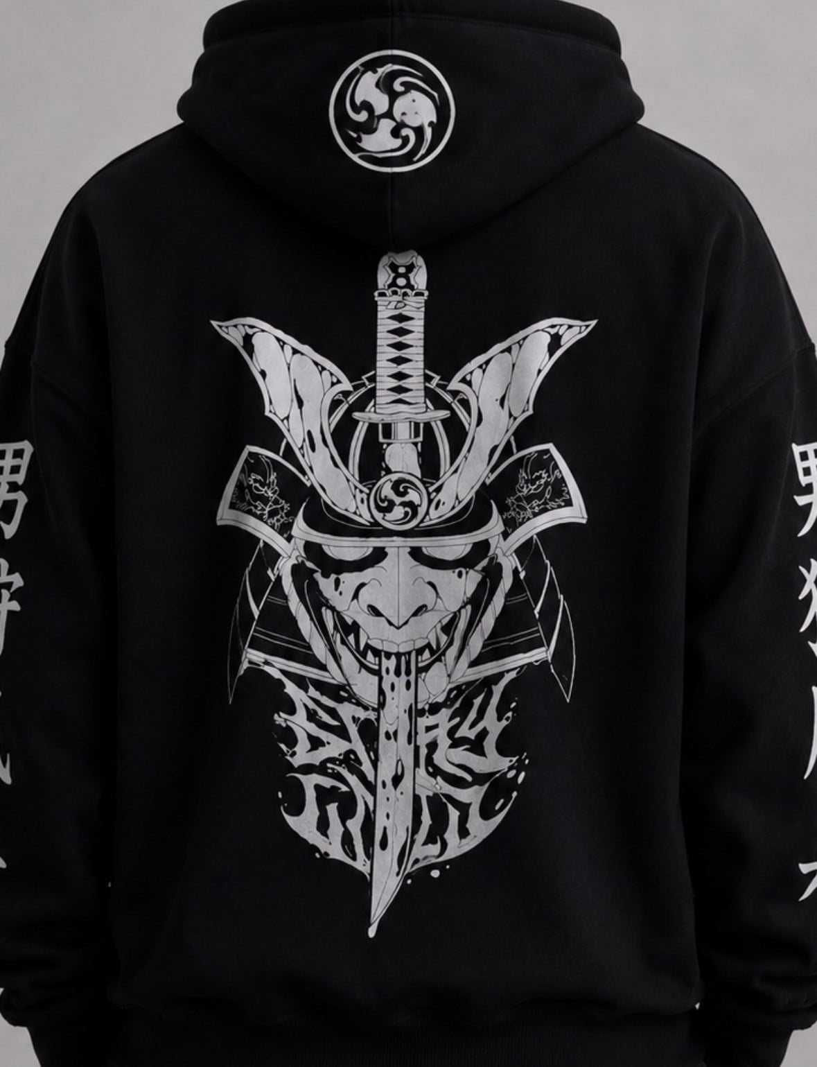 Ronin Spirit Shadow Samurai Oversize Hoodie