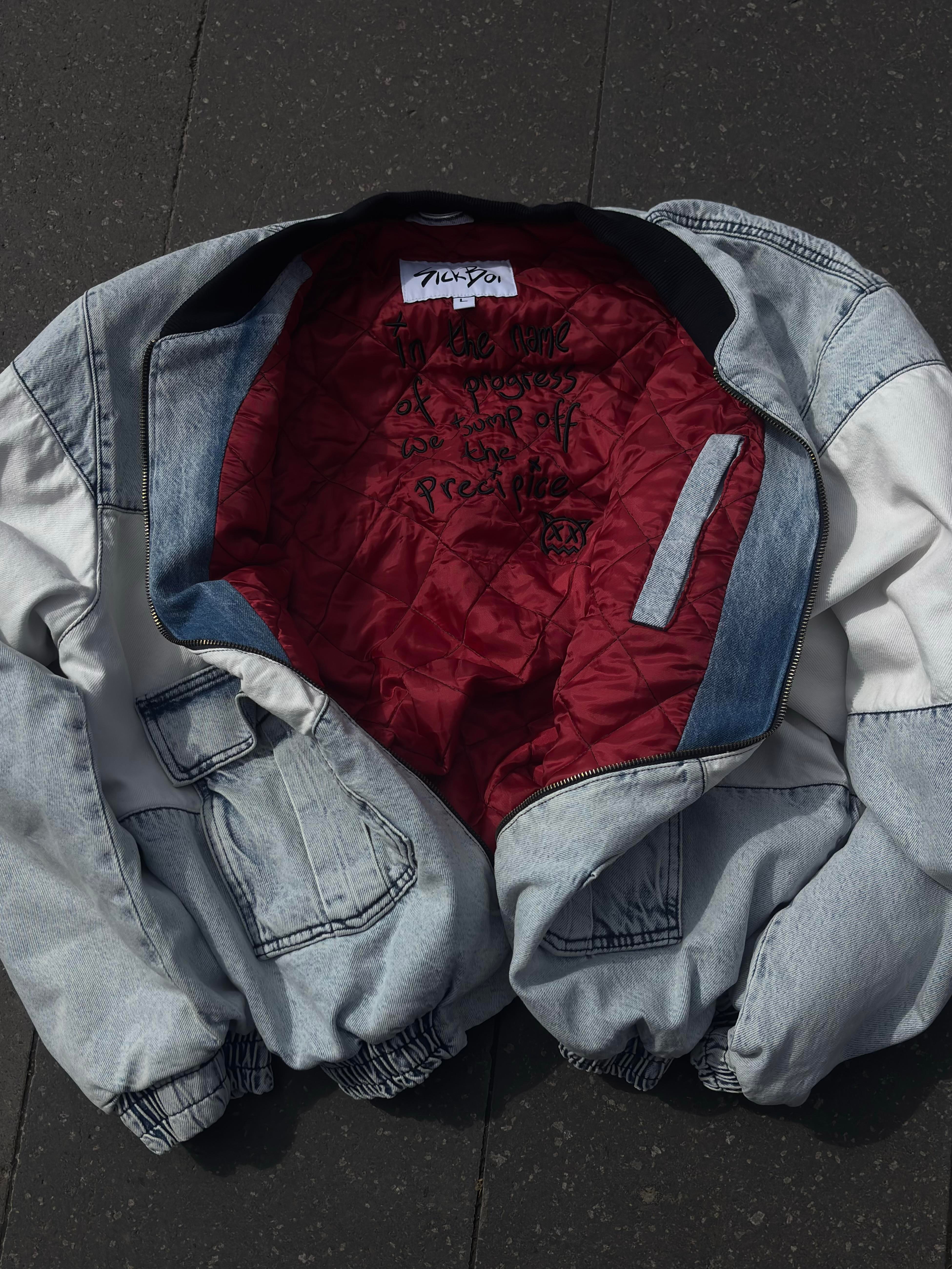 SB Premium Washed Ultra Thick Original Bomber Jacket