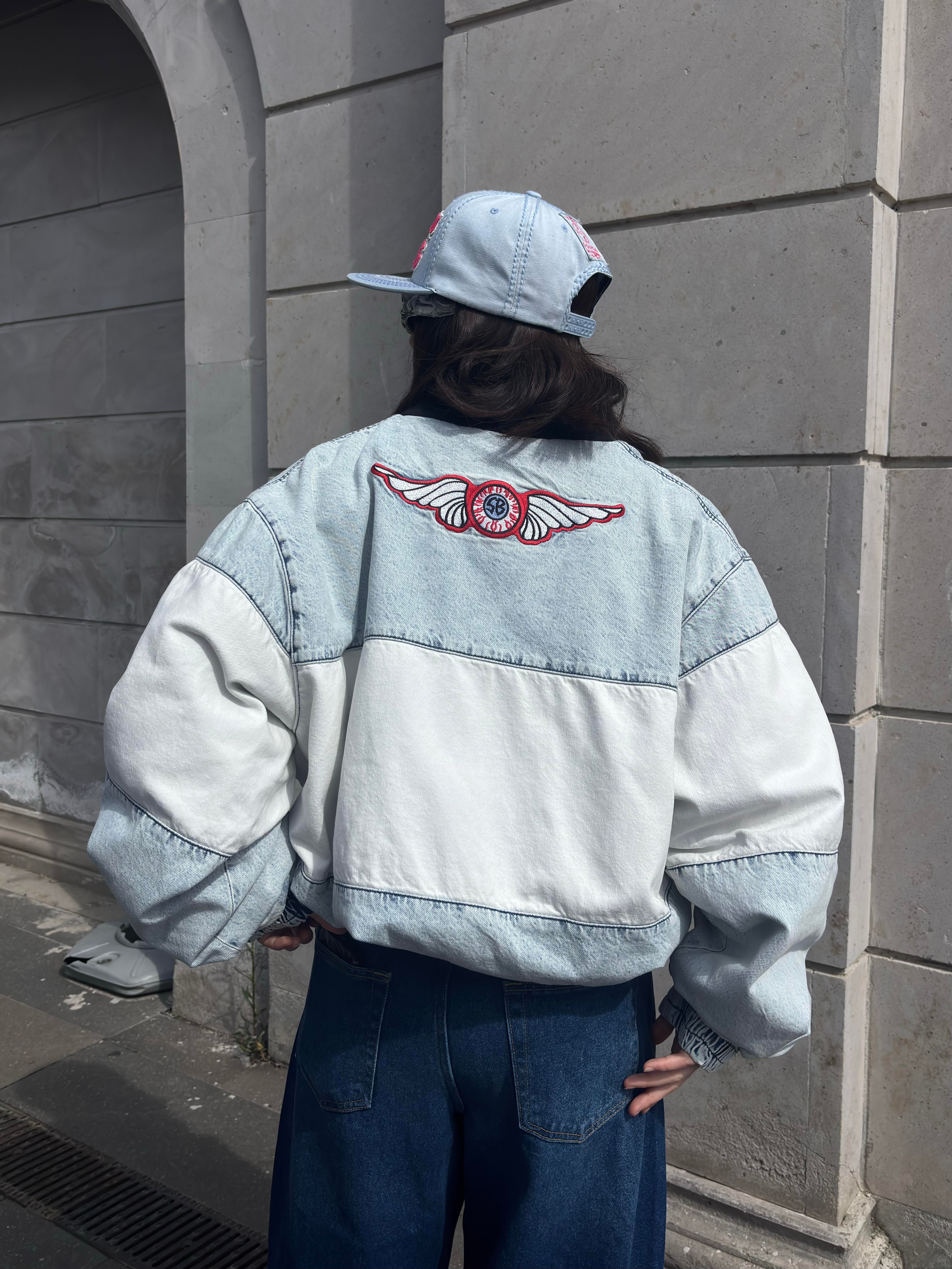 SB Premium Washed Ultra Thick Original Bomber Jacket