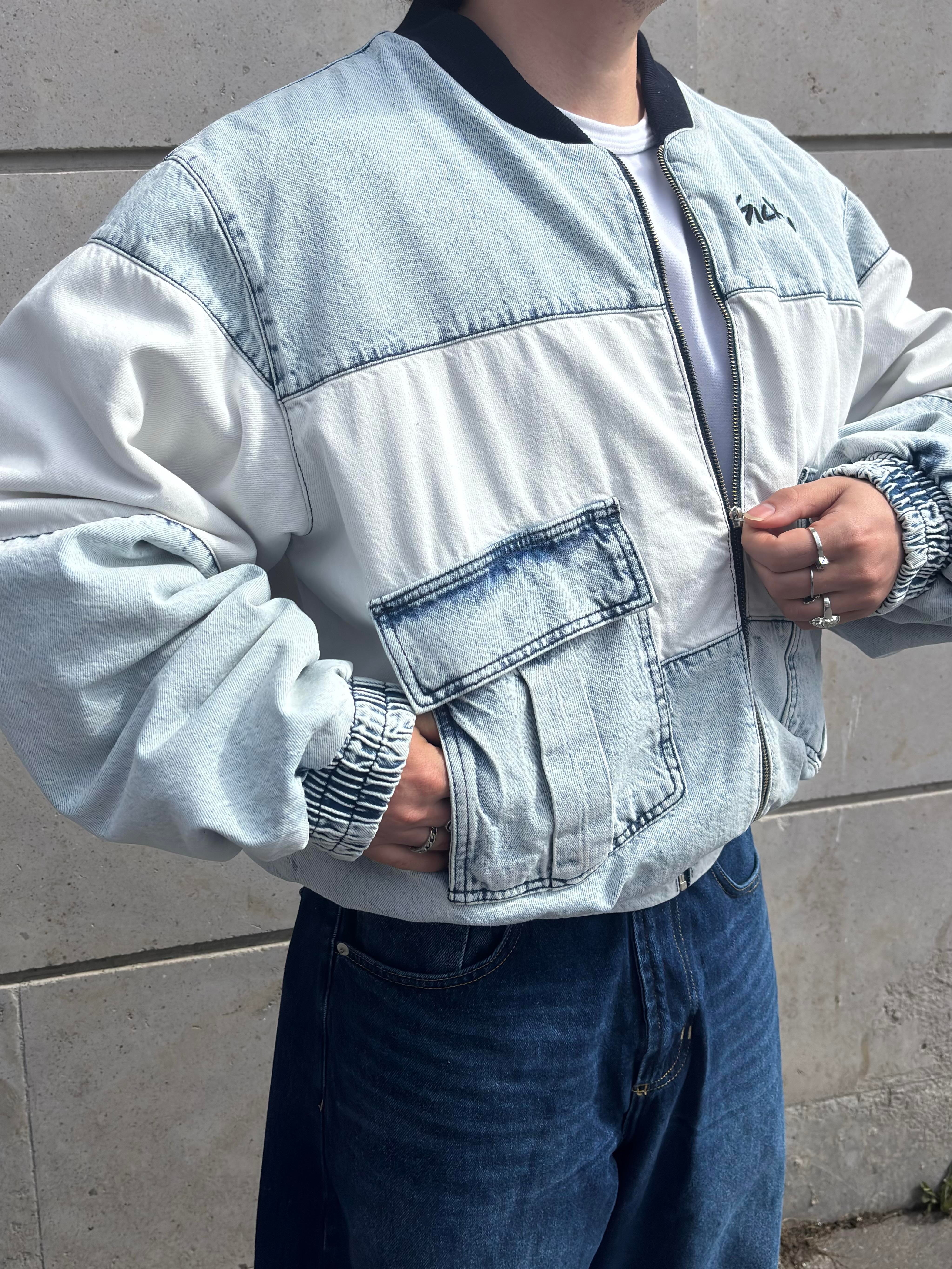 SB Premium Washed Ultra Thick Original Bomber Jacket