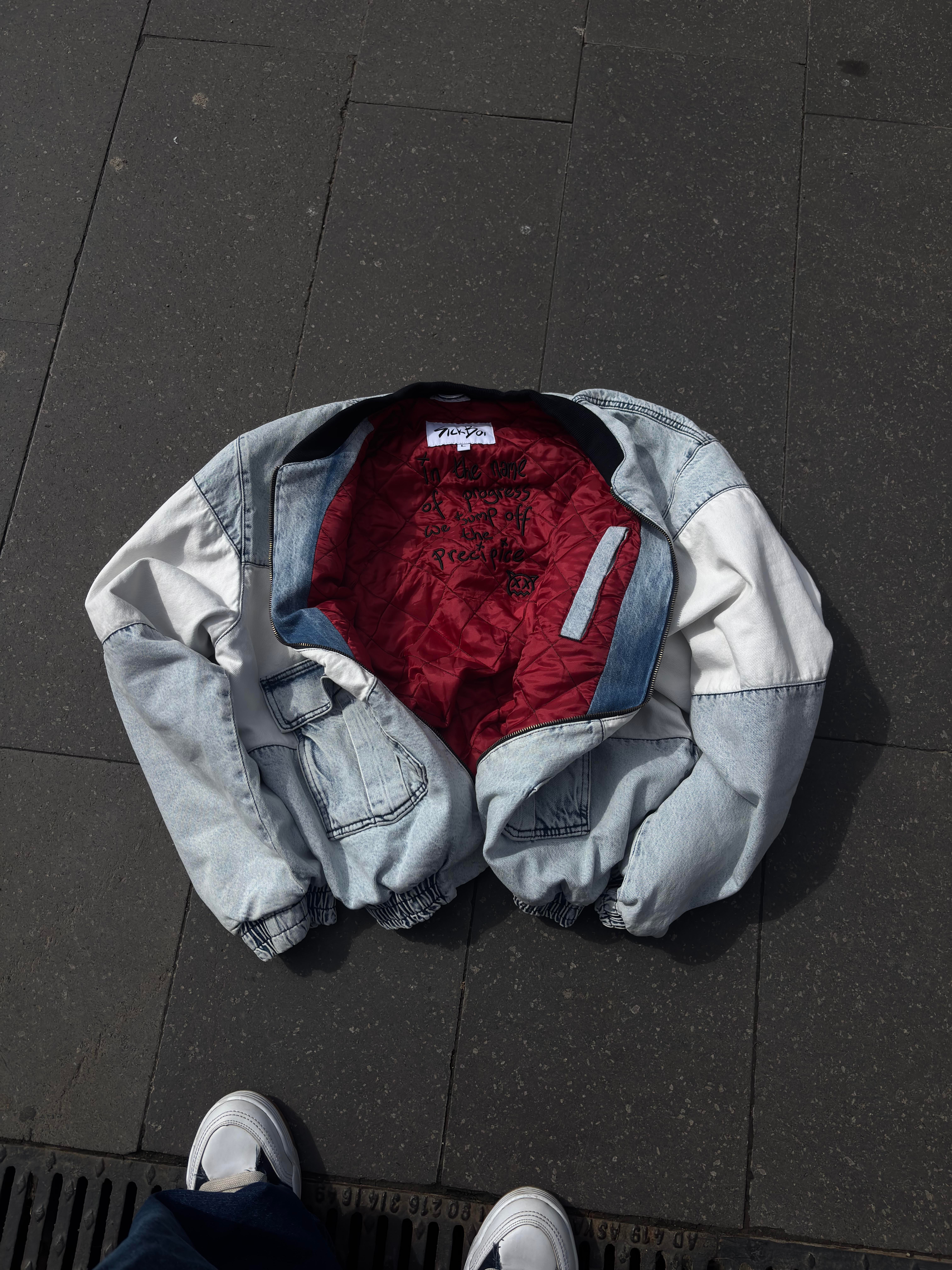 SB Premium Washed Ultra Thick Original Bomber Jacket
