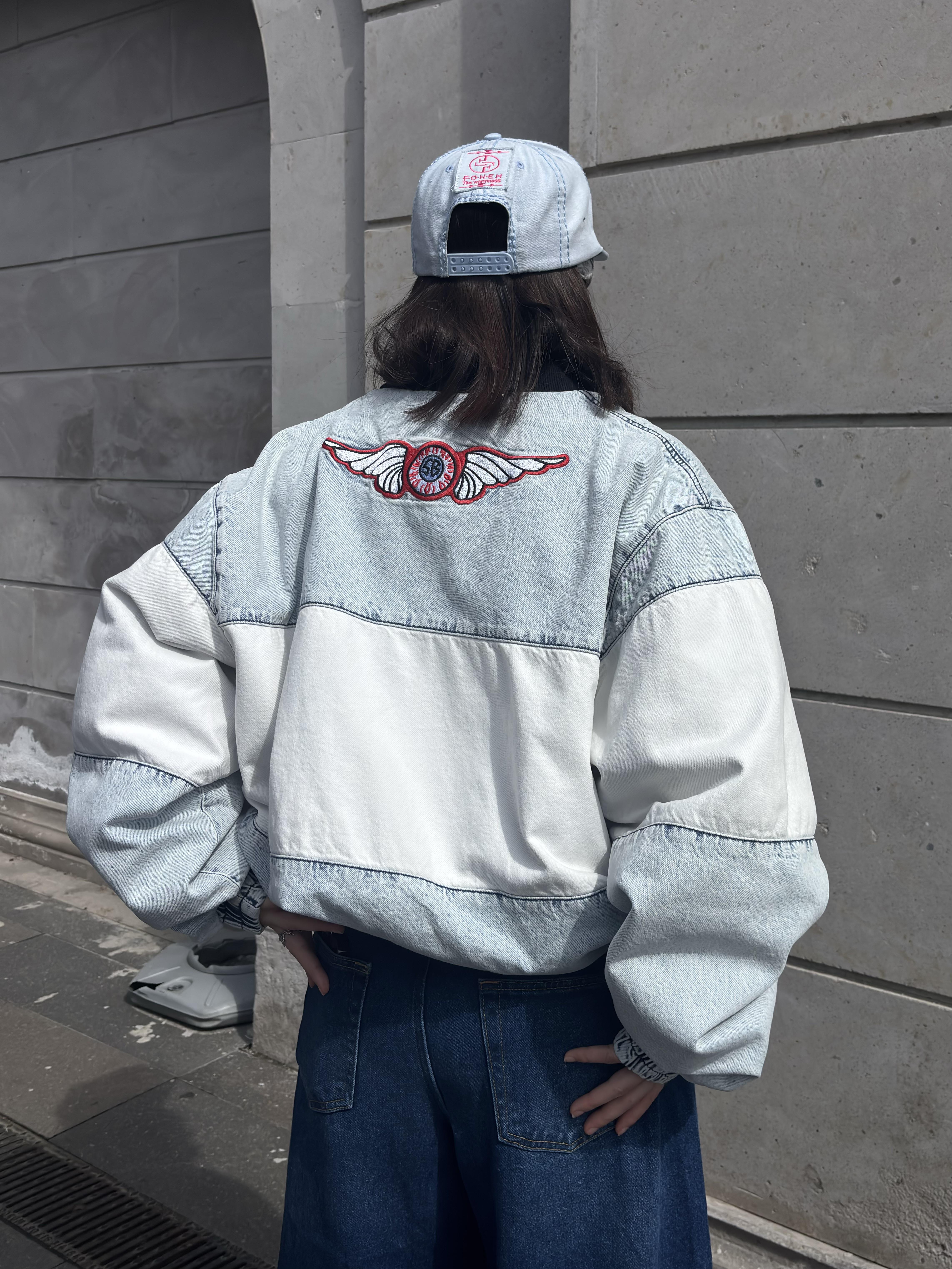 SB Premium Washed Ultra Thick Original Bomber Jacket