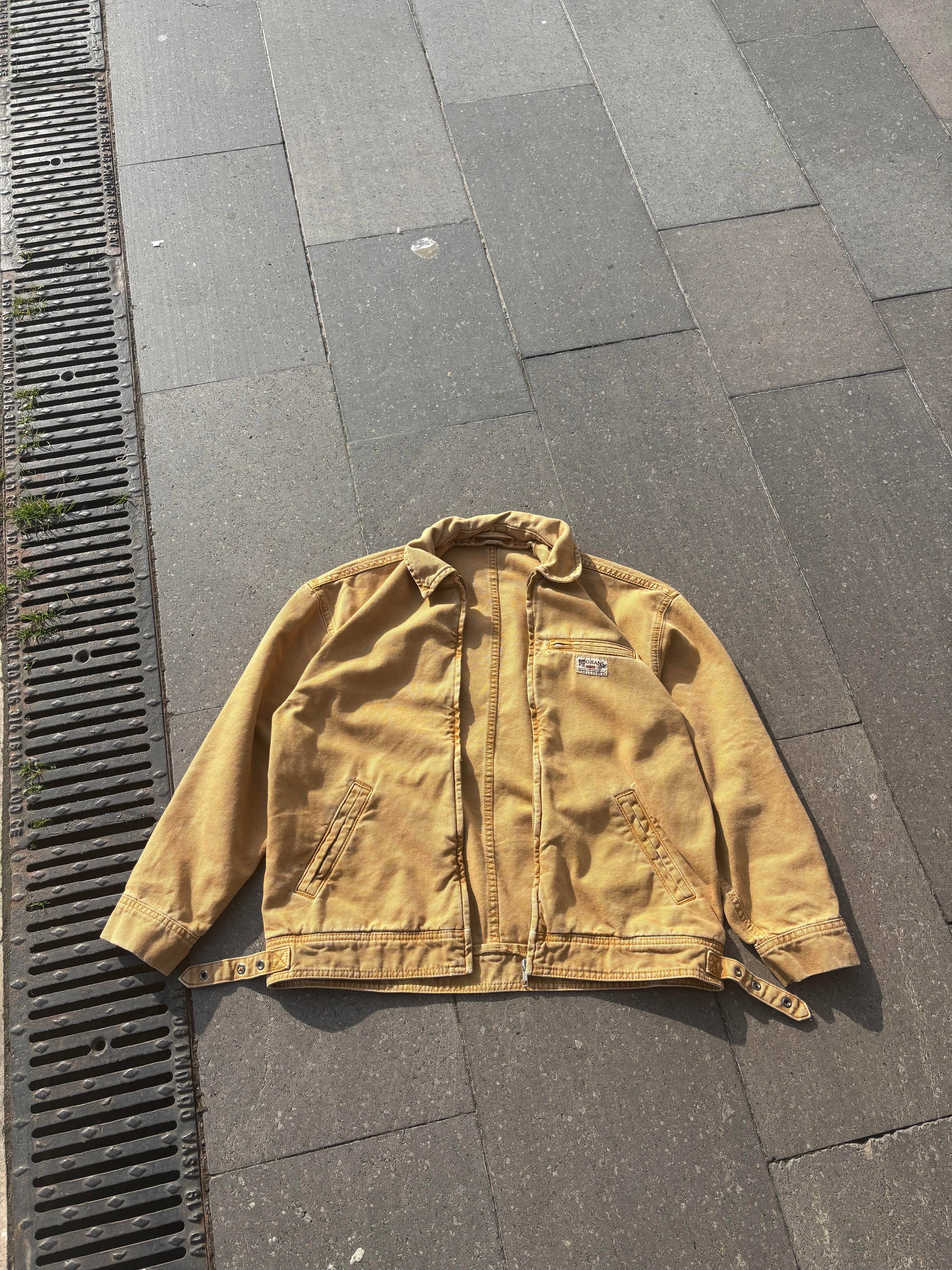 Unlined Camel Dex Detroit Borg-Lined Workwear Jacket