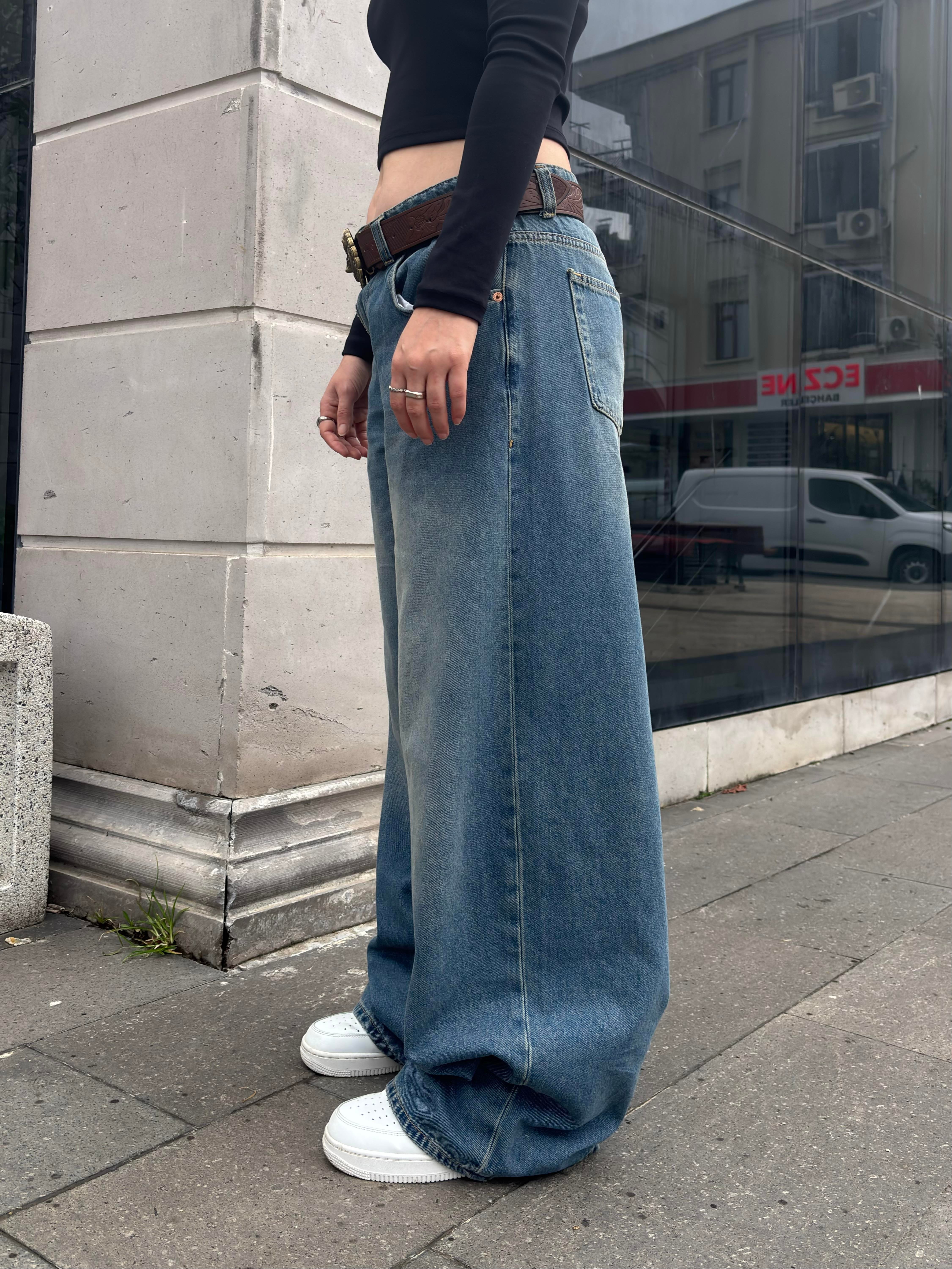 Washed Eskitme Ton Jaya Baggy Pants
