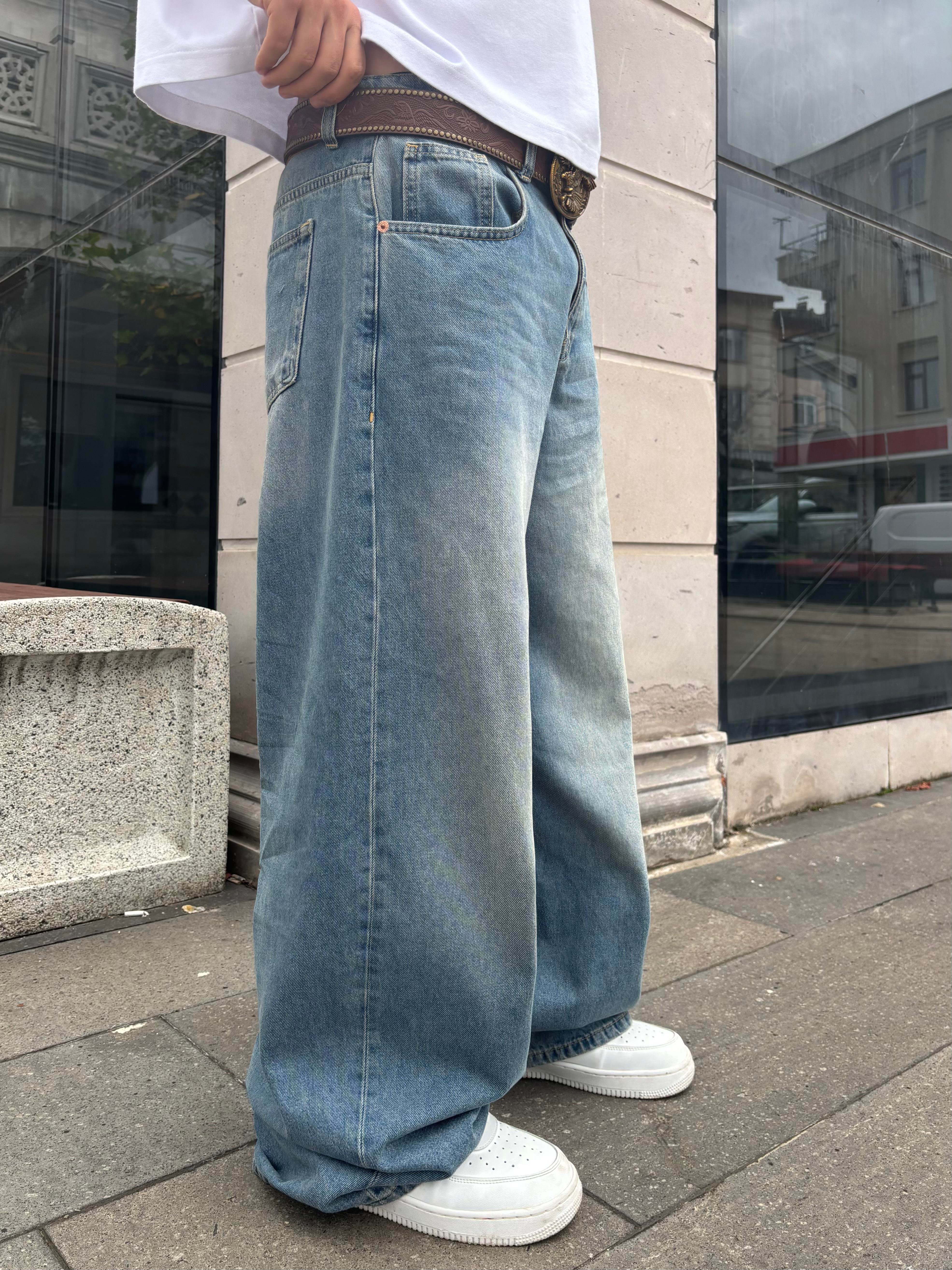 Washed Eskitme Ton Jaya Baggy Pants
