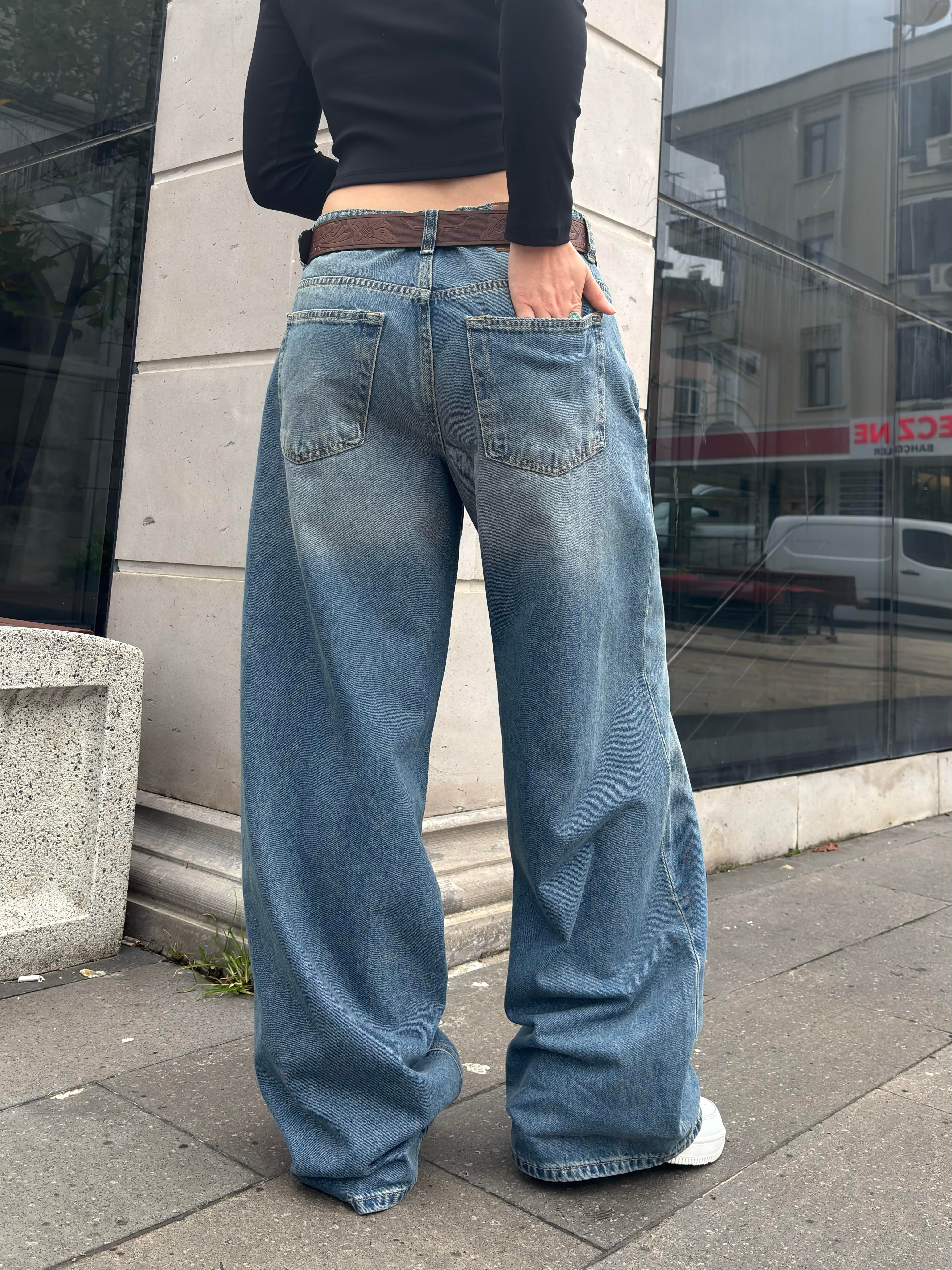 Washed Eskitme Ton Jaya Baggy Pants