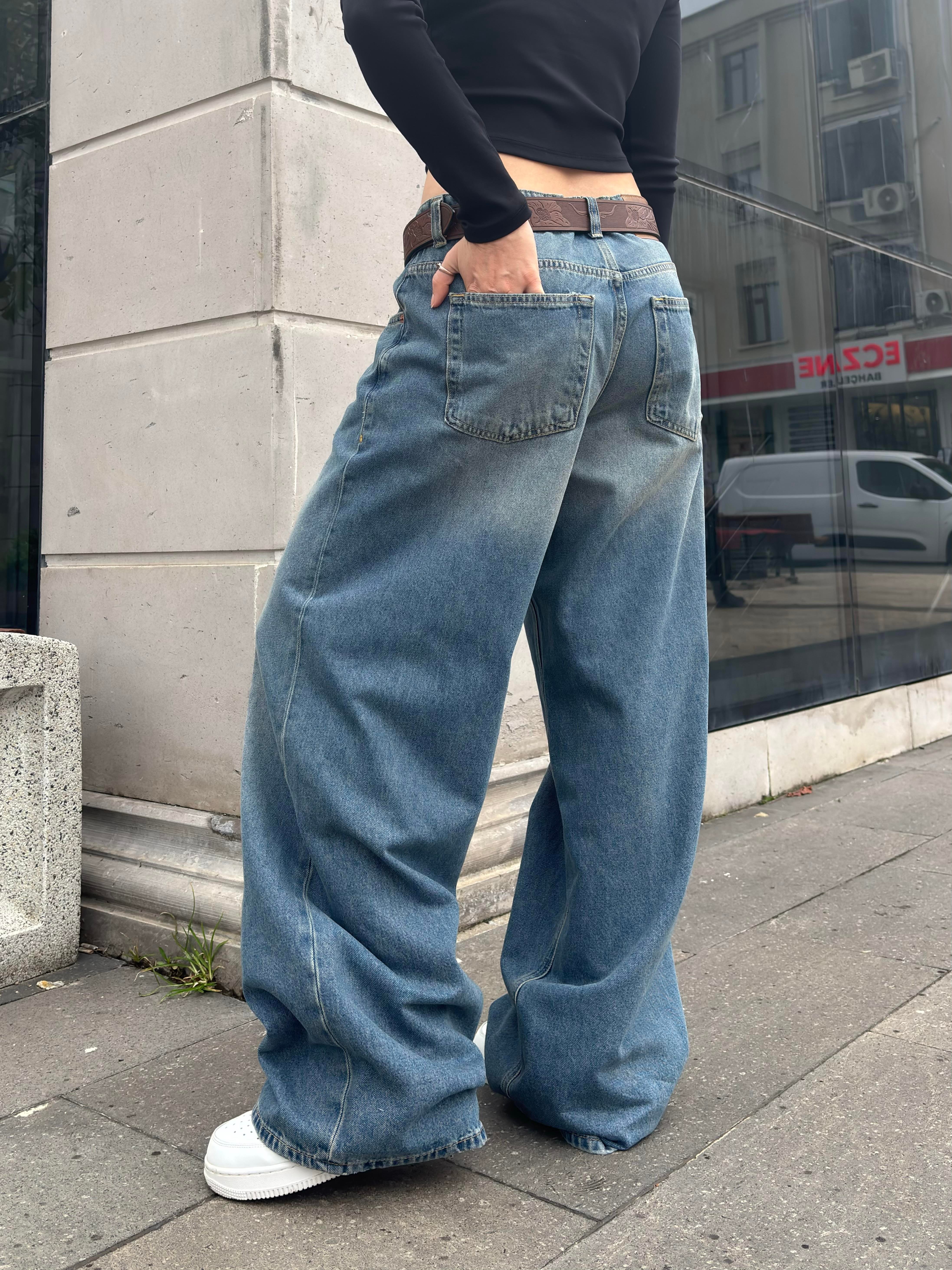 Washed Eskitme Ton Jaya Baggy Pants