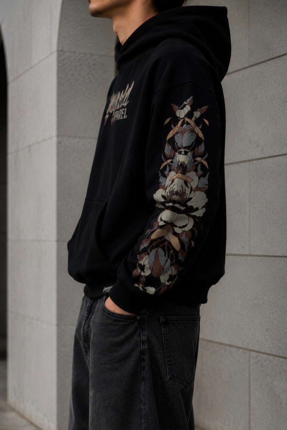 Witchfire Floral Rebel Oversize Hoodie
