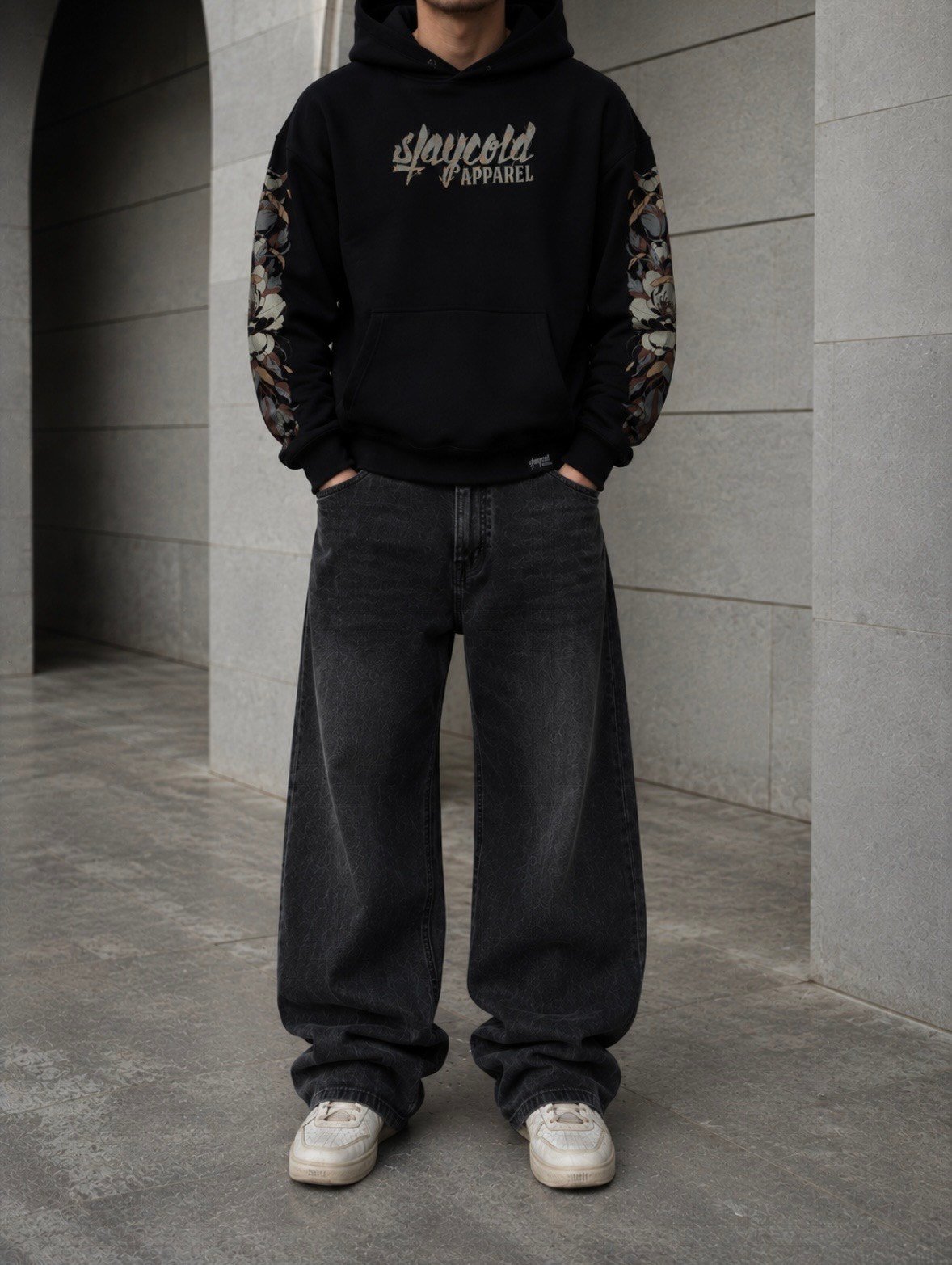 Witchfire Floral Rebel Oversize Hoodie