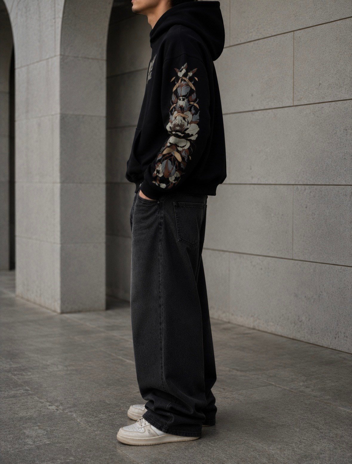 Witchfire Floral Rebel Oversize Hoodie