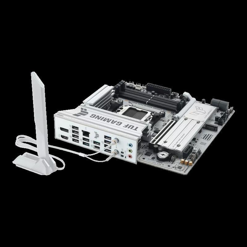 ASUS TUF GAMING B850M-PLUS WIFI 7 AMD ANAKART BEYAZ