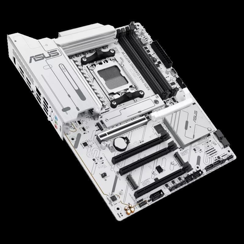 ASUS X870 MAX GAMING WIFI 7 AMD AM5 DDR5 ANAKART BEYAZ