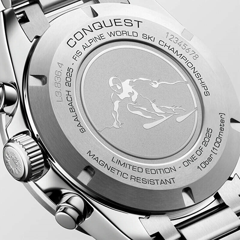 Longines Conquest Chrono Ski Edition L38364529 Kol Saati