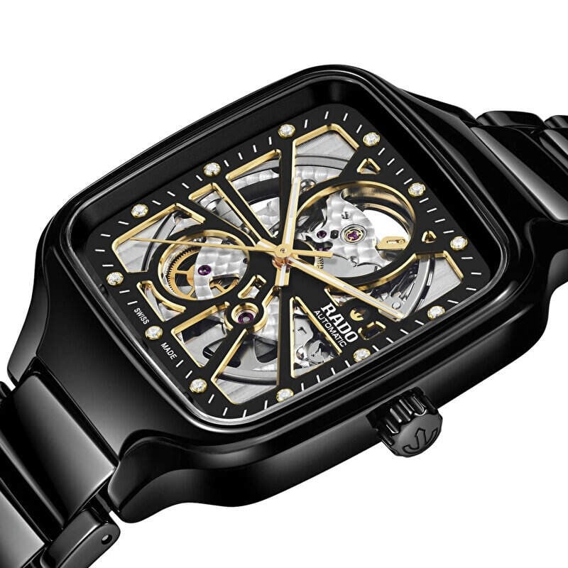 Rado True Square Automatic Open Heart R27086712 Kol Saati