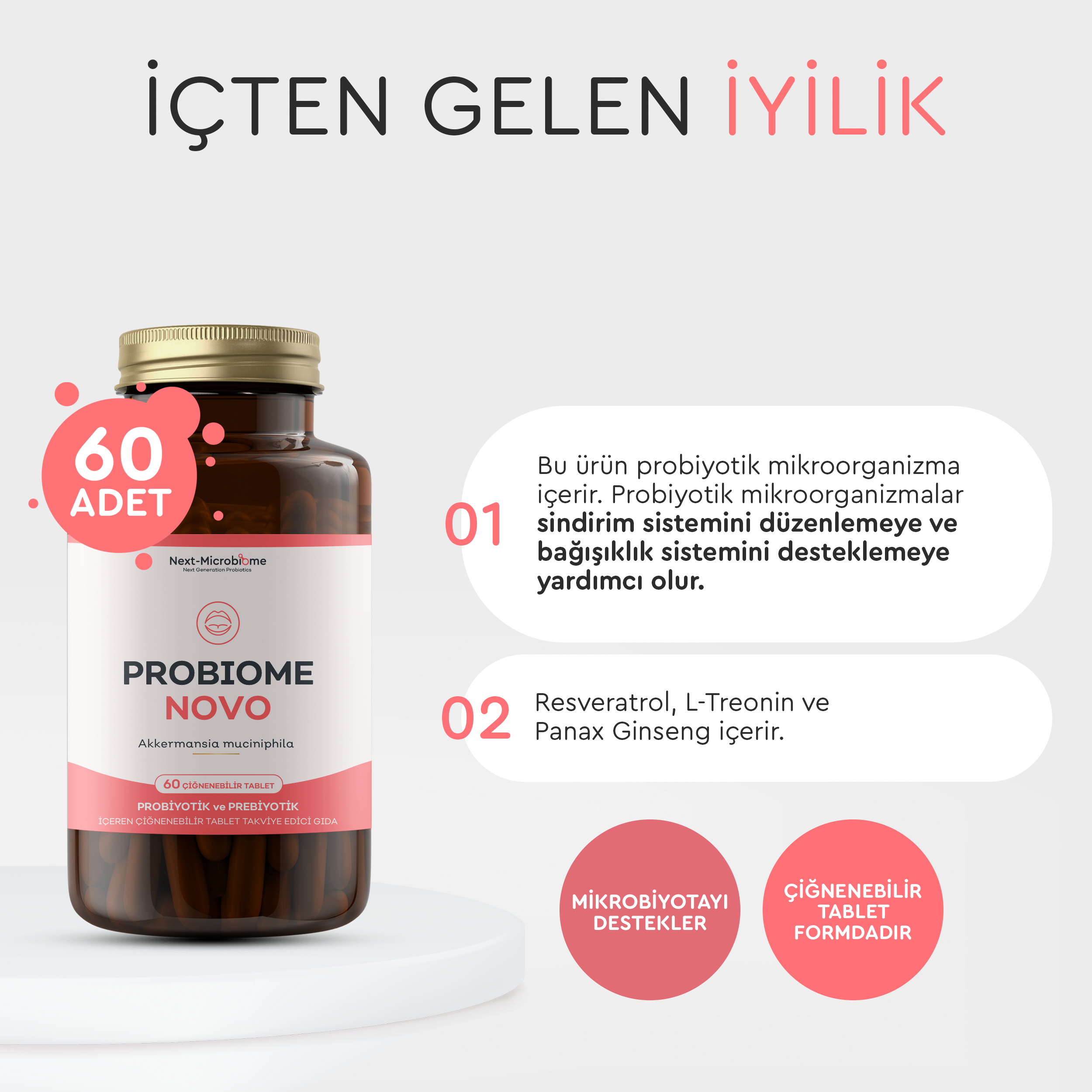 Probiome-Novo 60 Tablet