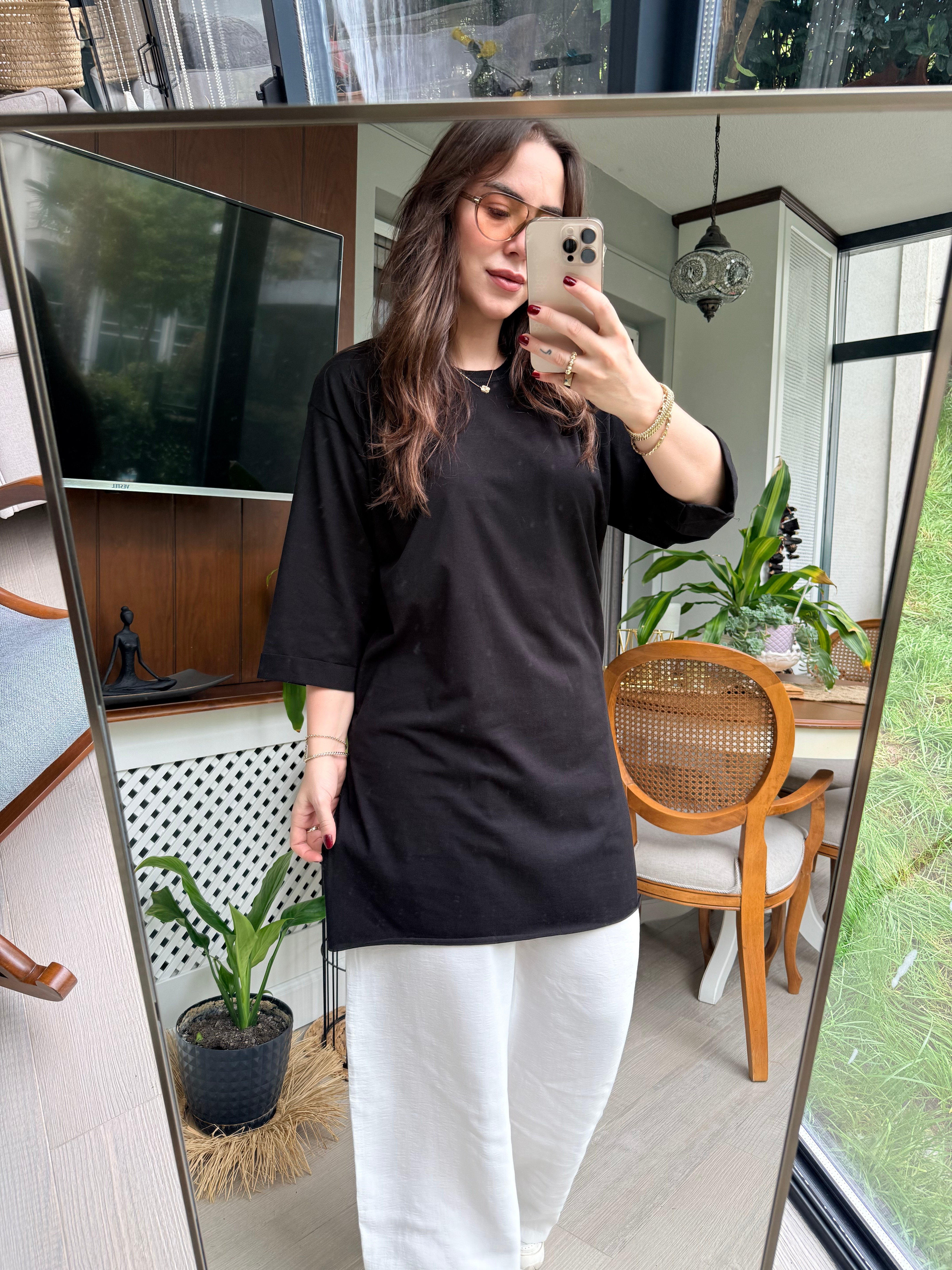 Salaş Oversize Tshirt Siyah