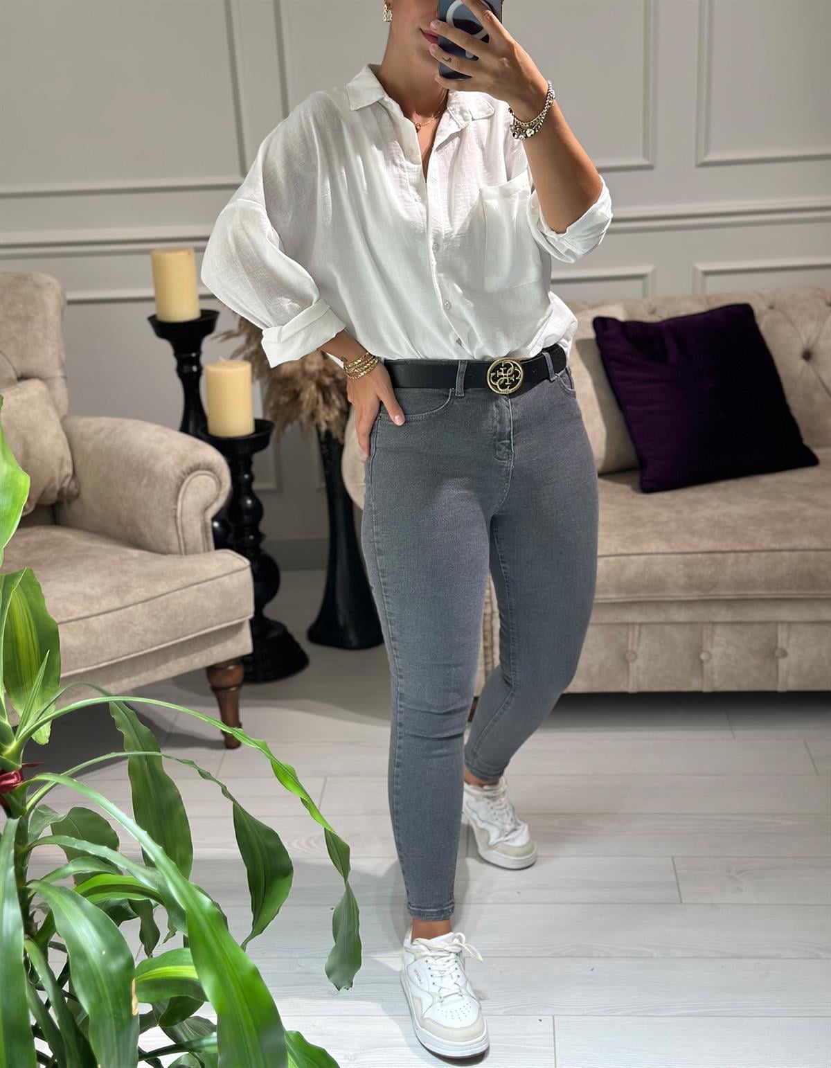 Yeni Sihirli Jean Gri