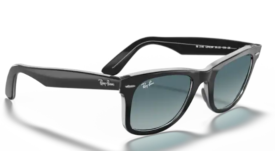 Rayban Mod.2140 C.12943M Şeffaf Siyah Unisex Güneş Gözlüğü