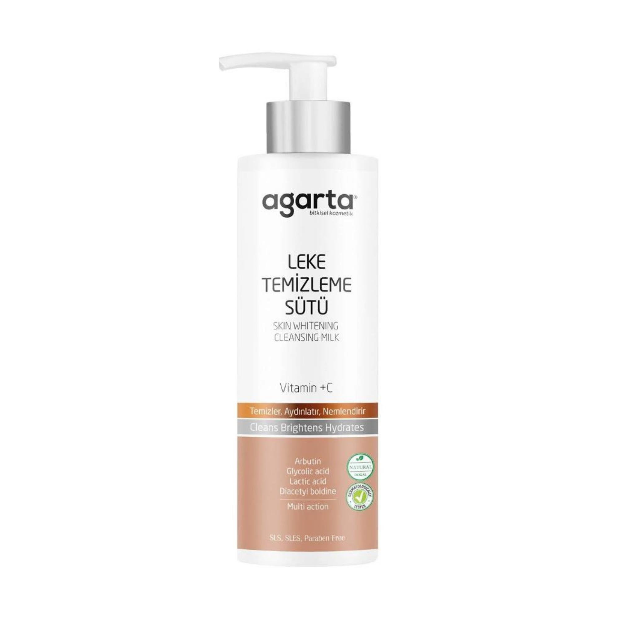 AGARTA - LEKE TEMİZLEME SÜTÜ DOĞAL 225 ML