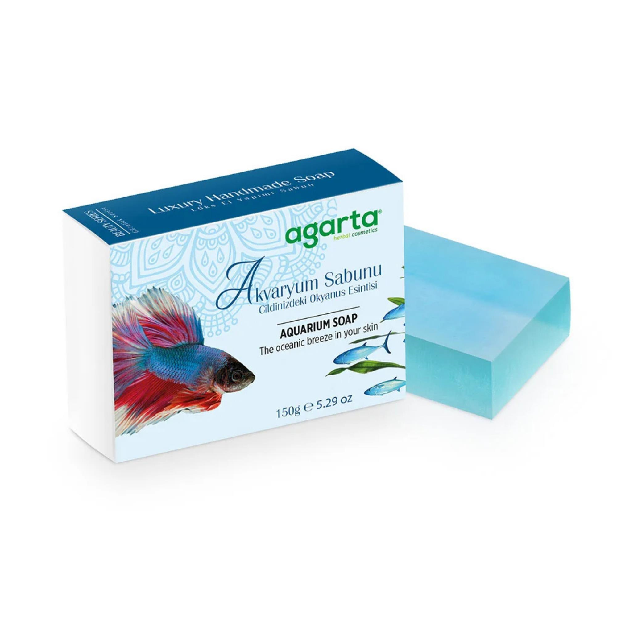 AGARTA - SABUN EL YAPIMI DOĞAL AKVARYUM 150 GR