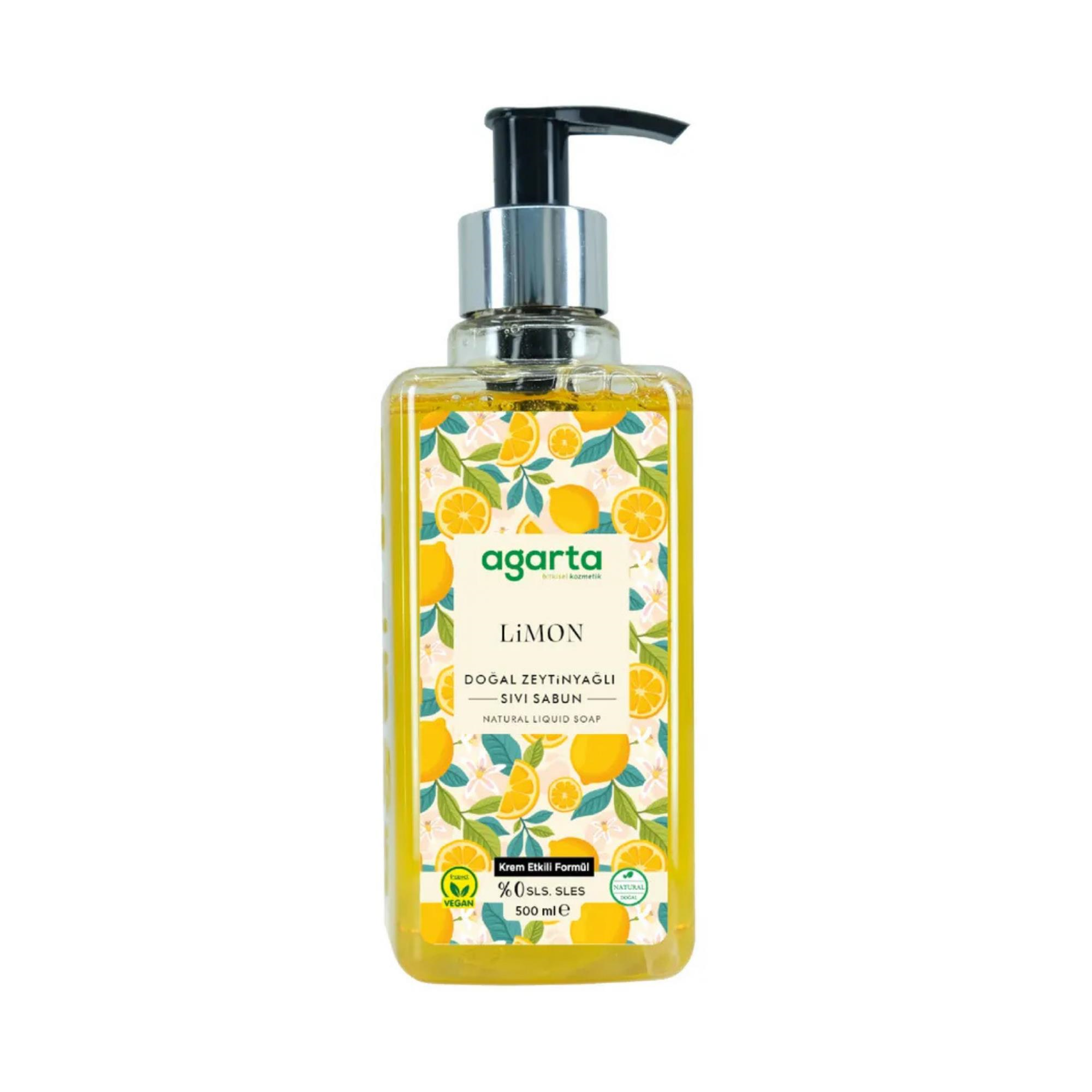AGARTA - SIVI EL SABUNU DOĞAL LİMON 500 ML