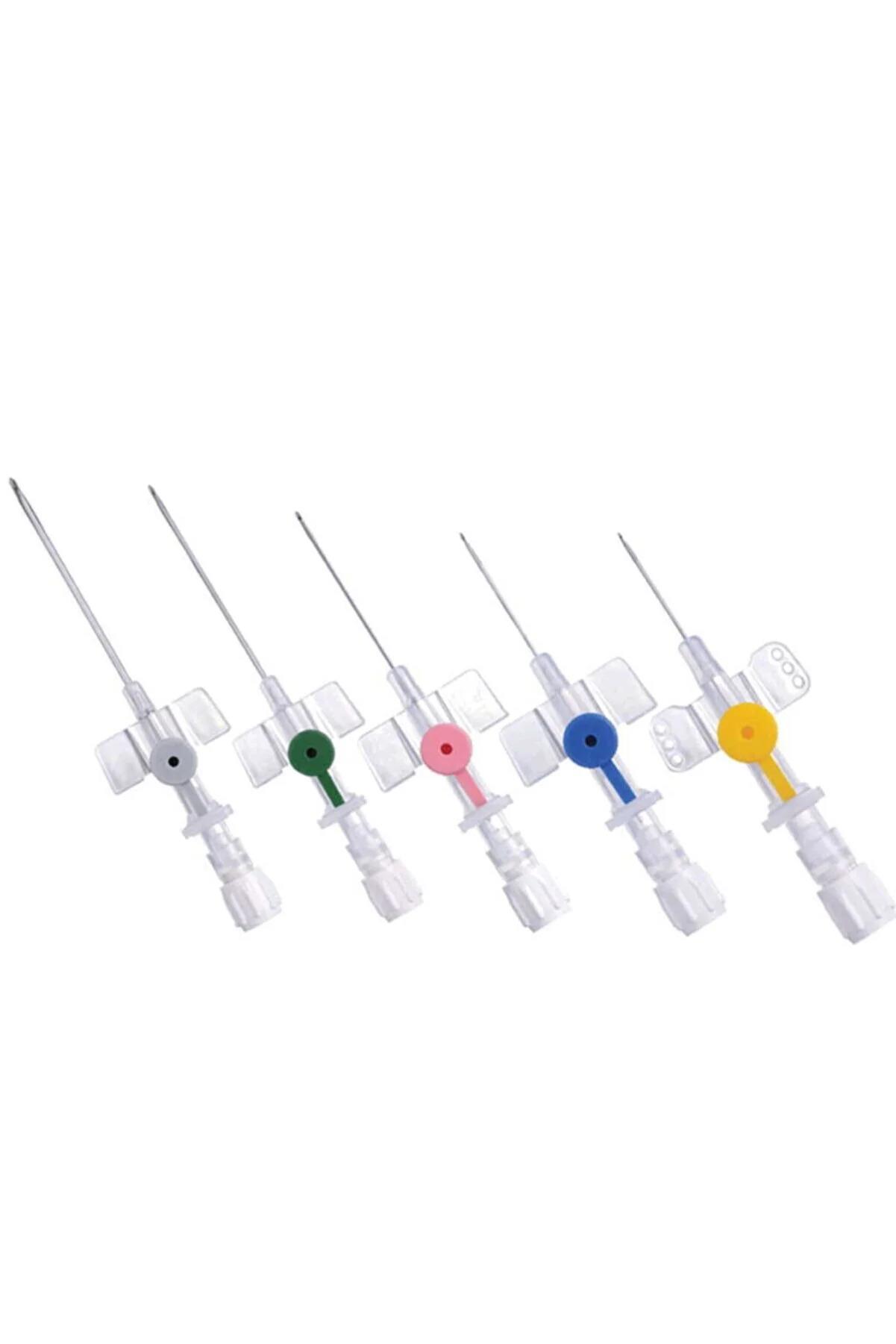 AYSET - ANJİOKAT 24G SARI - 100 ADET