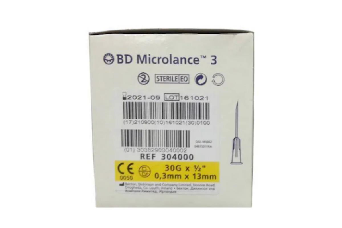 BD - MİCROLANCE MEZOTERAPİ İĞNESİ 30G 0.3X13MM REF:304000 - 100 ADET