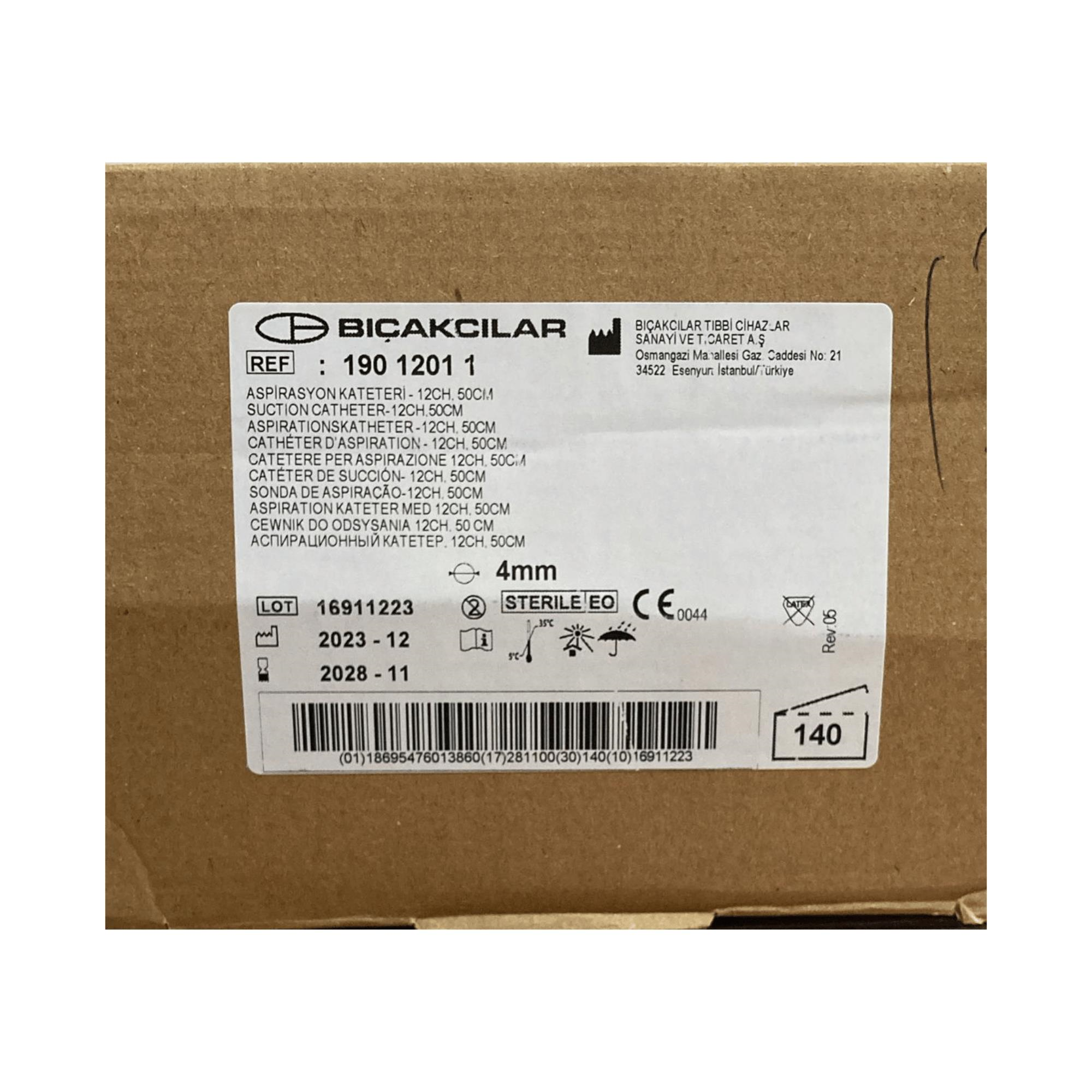 BIÇAKCILAR -ASPİRASYON SONDASI BEYAZ NO: 12 140LI 1 PAKET