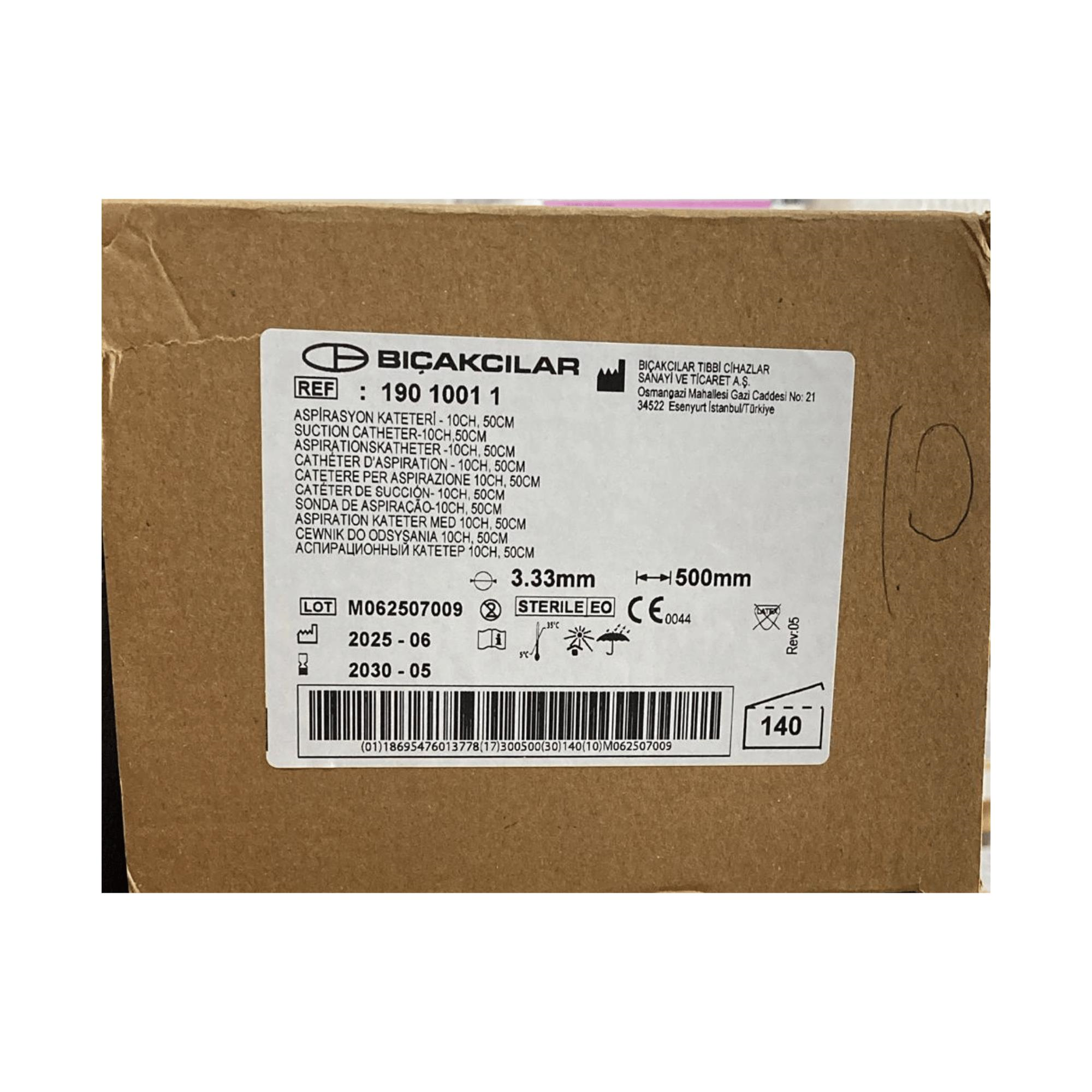 BIÇAKCILAR -ASPİRASYON SONDASI SİYAH NO: 10 140LI 1 PAKET