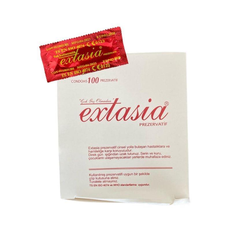 EXTASİA - PREZERVATİF KONDOM 100LÜ - 1 PAKET