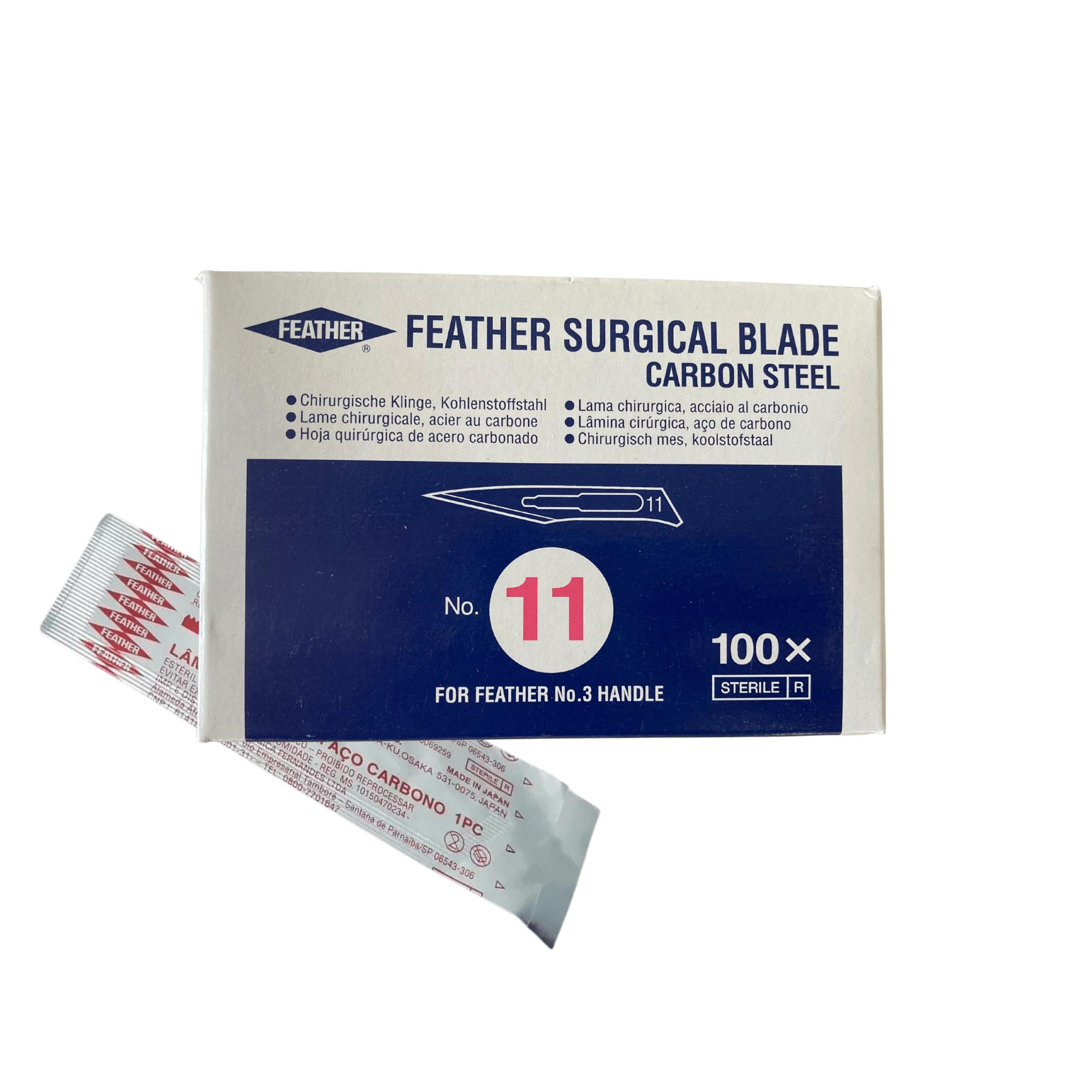 FEATHER - BİSTÜRİ UCU NO: 11 100LÜ 1 PAKET