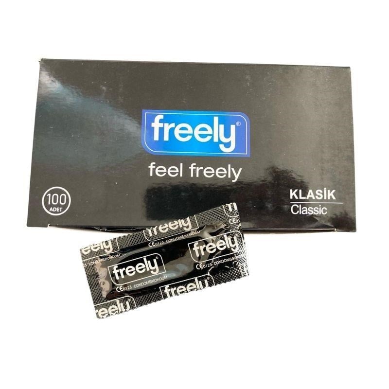 FREELY - PREZERVATİF KONDOM - 100 ADET - 1 PAKET