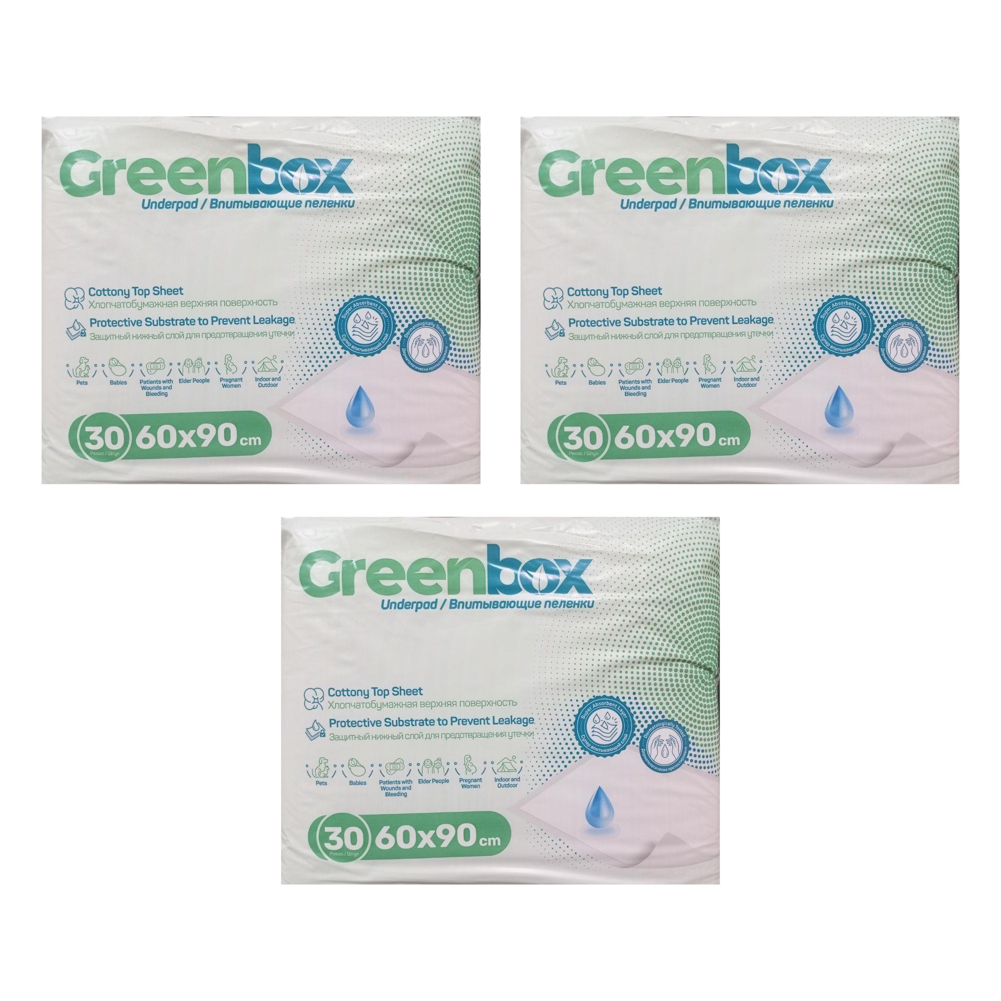 GREENBOX - HASTA ALTI SERME BEZİ 60X90 - 30 ADETLİ - 3 PAKET