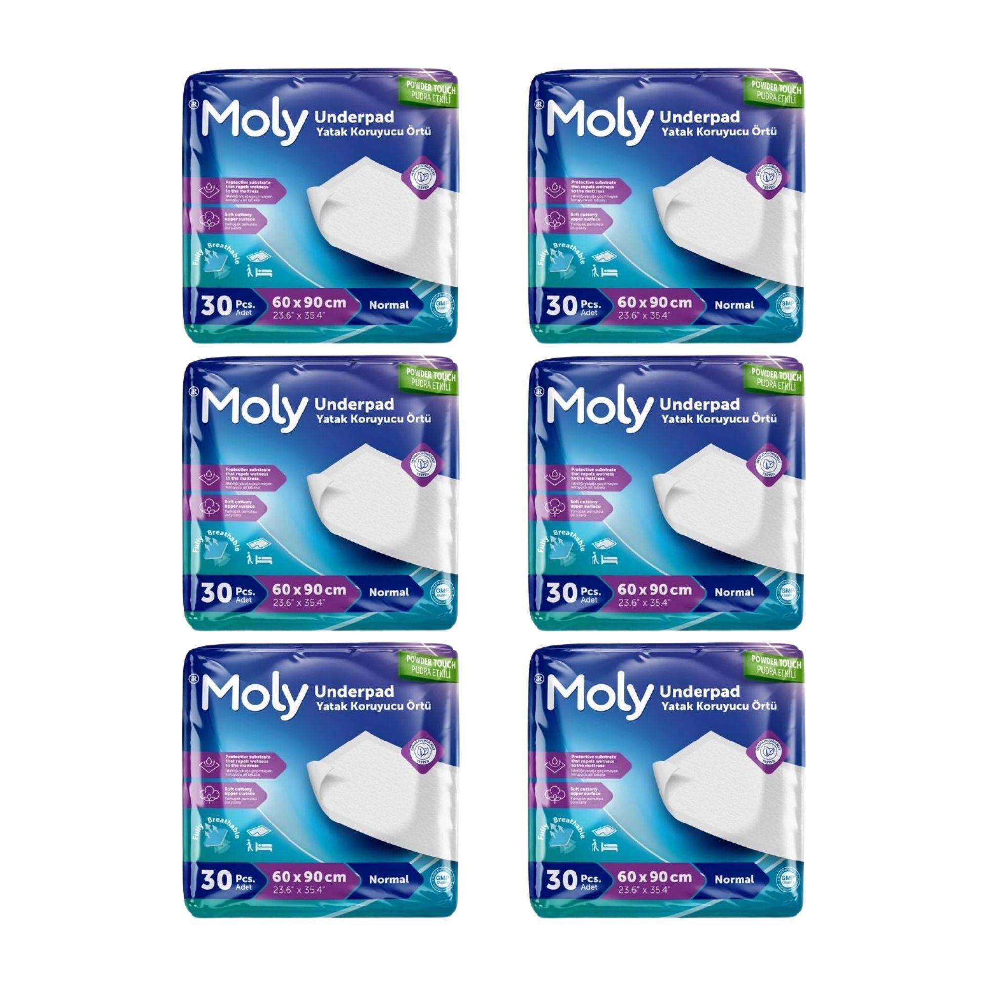 MOLY - HASTA ALTI SERME BEZİ 60X90 - 30 ADETLİ - 6 PAKET
